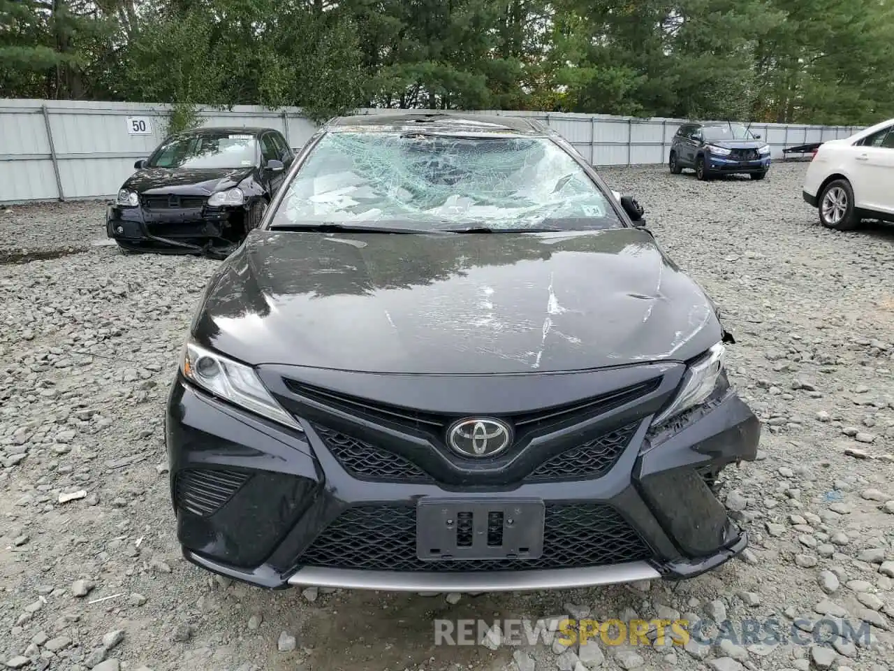 7 Photograph of a damaged car 4T1B61HK3KU764337 TOYOTA CAMRY 2019