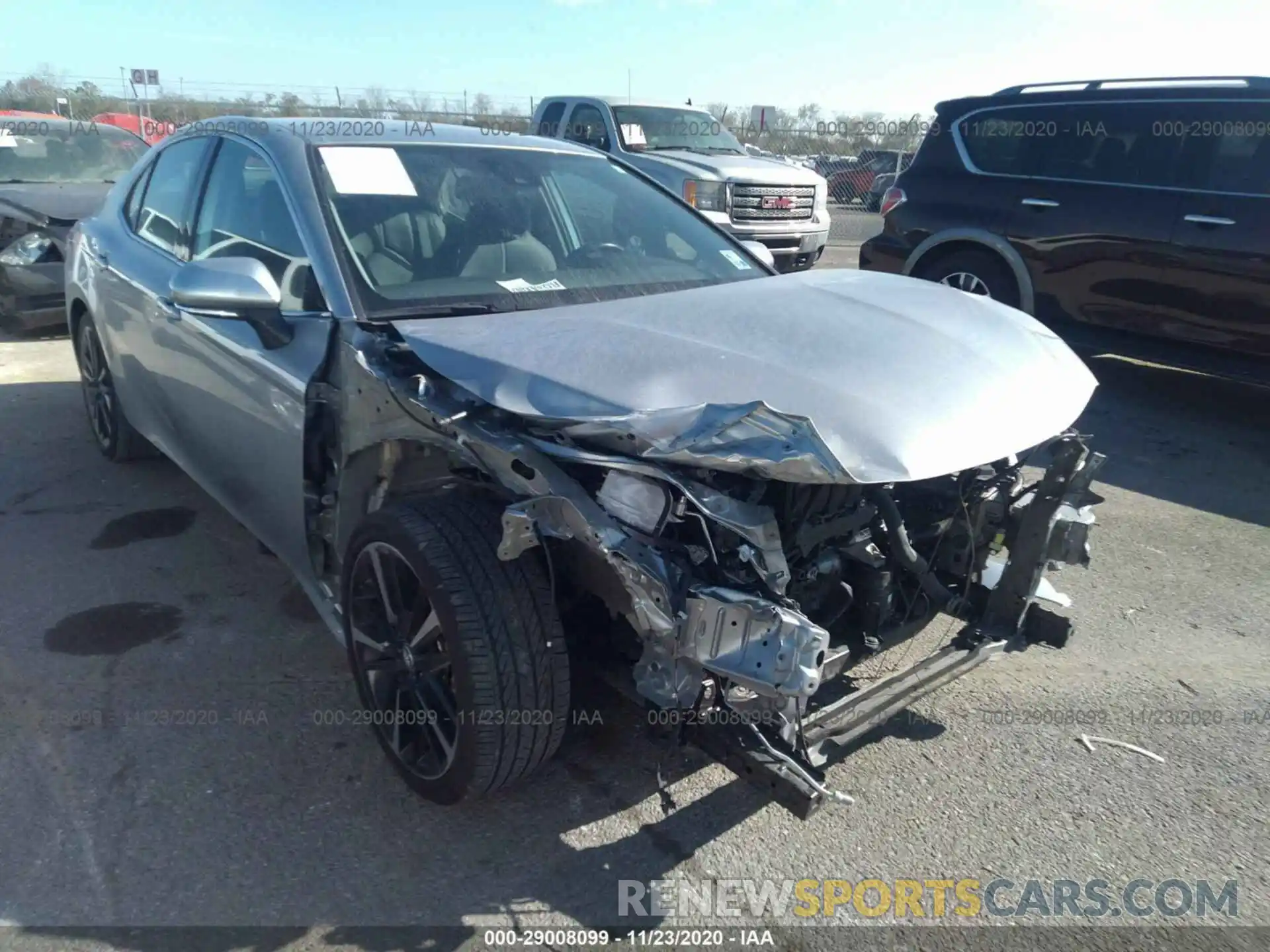 1 Photograph of a damaged car 4T1B61HK3KU774964 TOYOTA CAMRY 2019