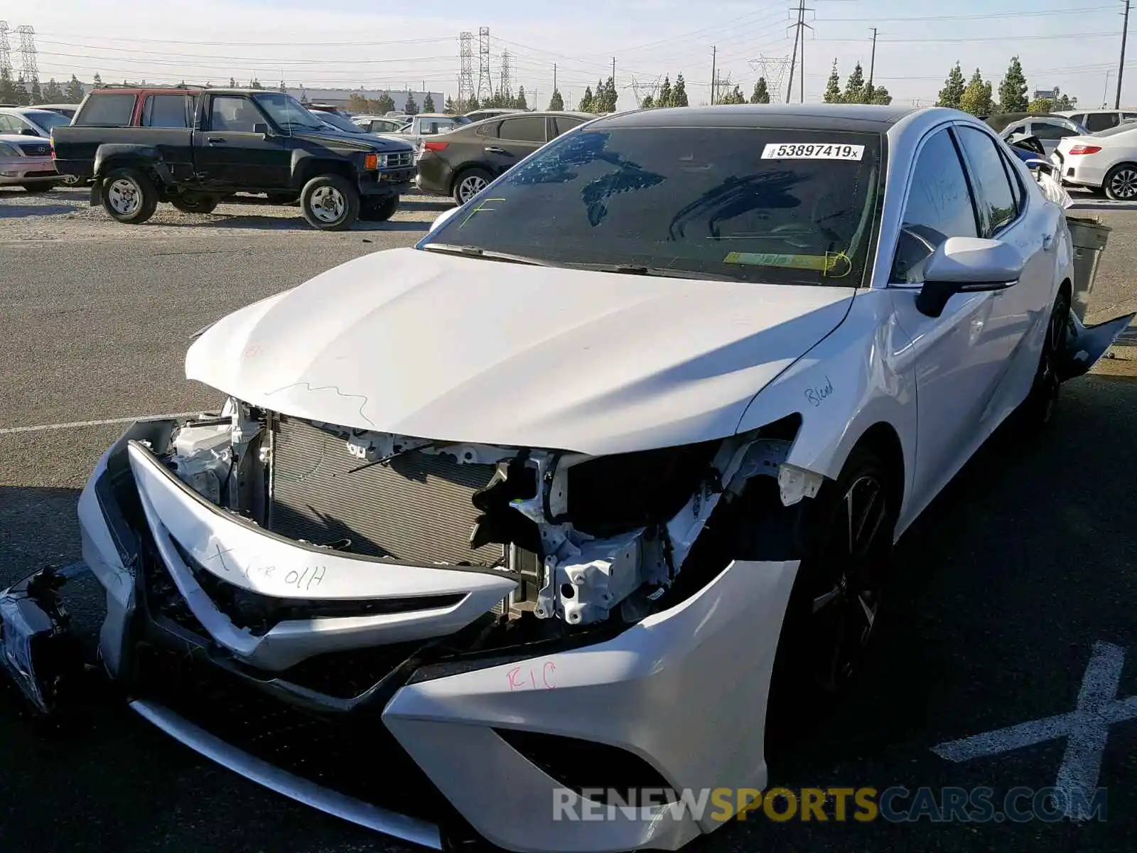 2 Photograph of a damaged car 4T1B61HK3KU788847 TOYOTA CAMRY 2019