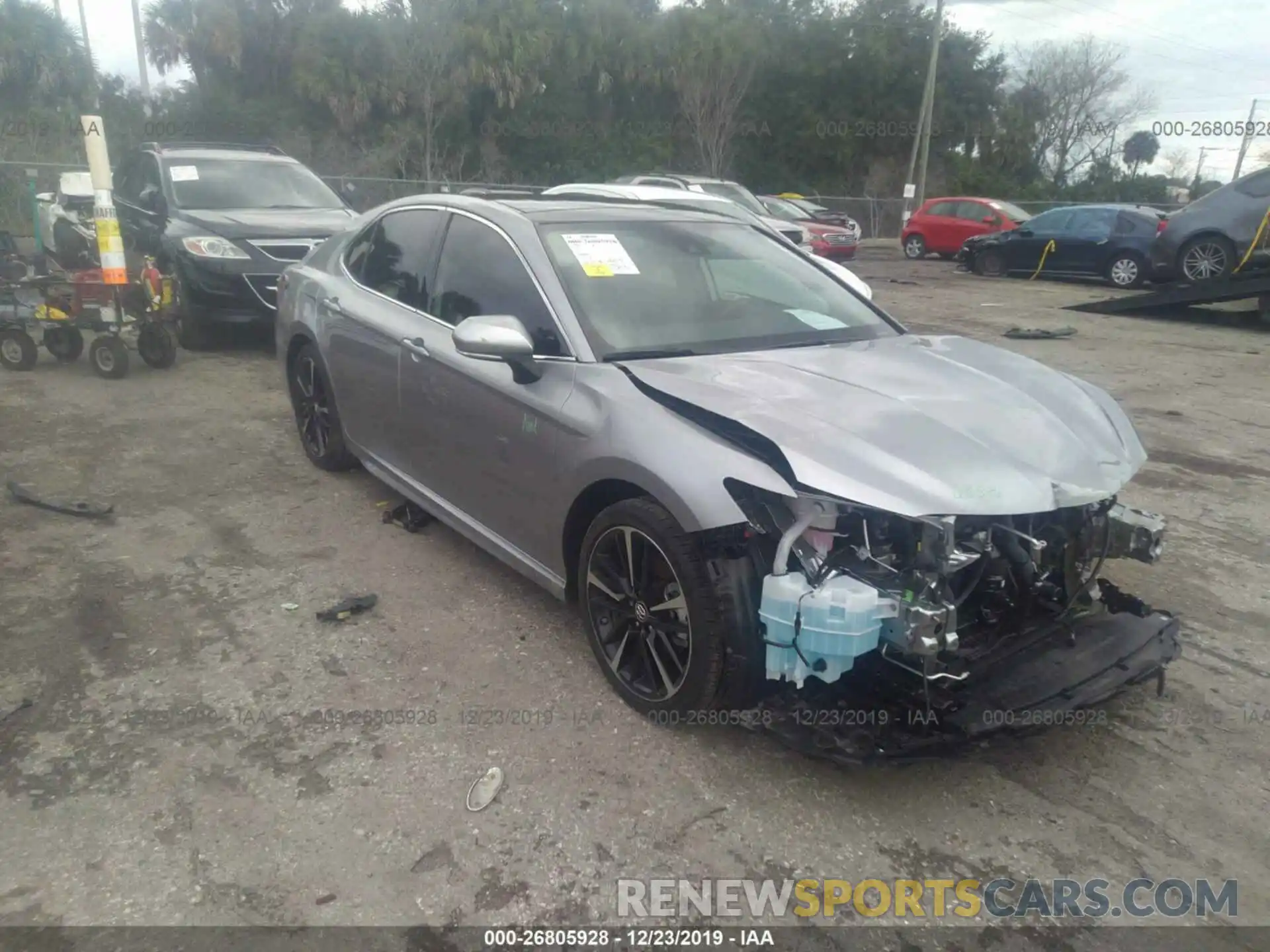 1 Photograph of a damaged car 4T1B61HK3KU798102 TOYOTA CAMRY 2019