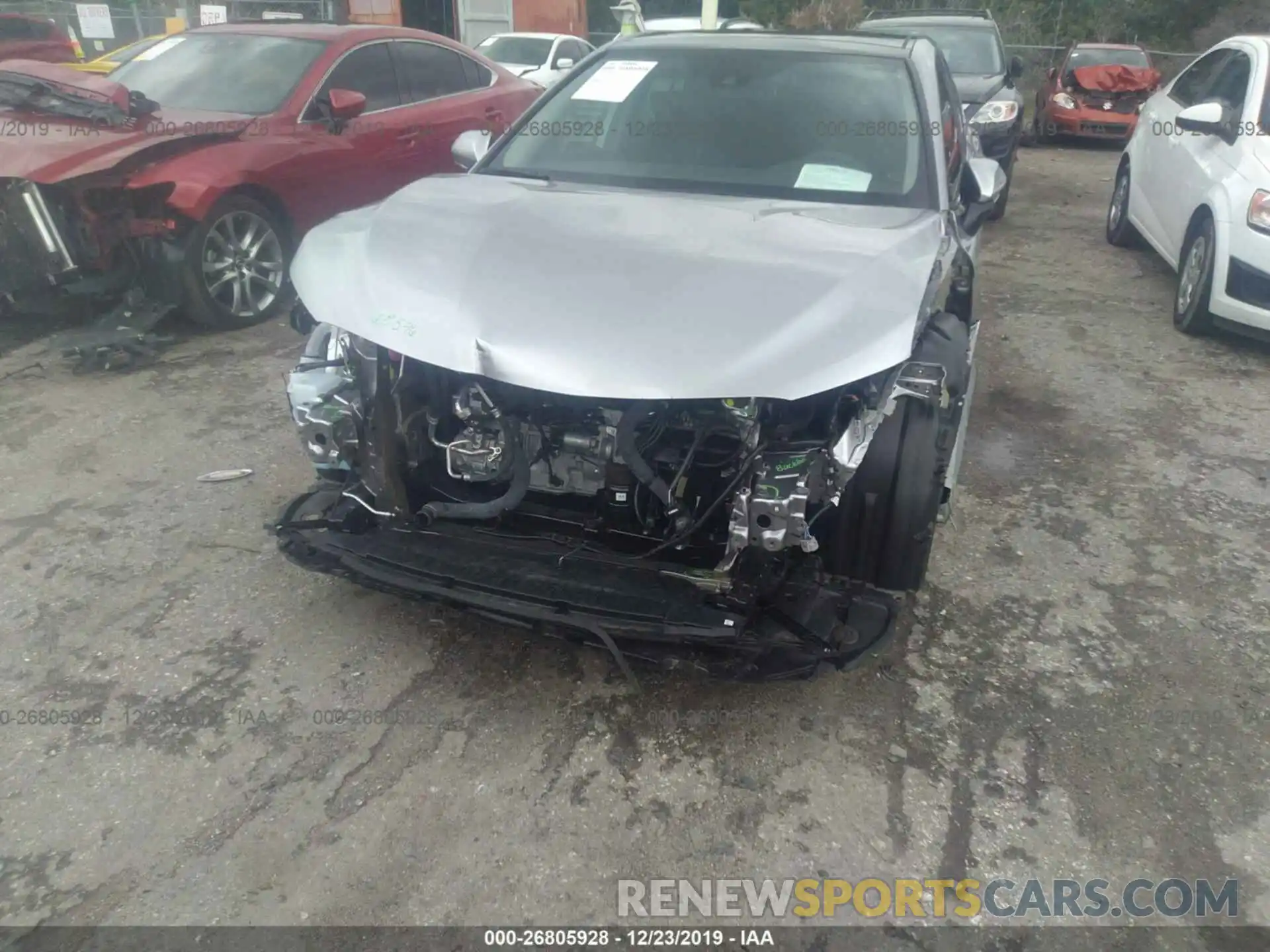 6 Photograph of a damaged car 4T1B61HK3KU798102 TOYOTA CAMRY 2019