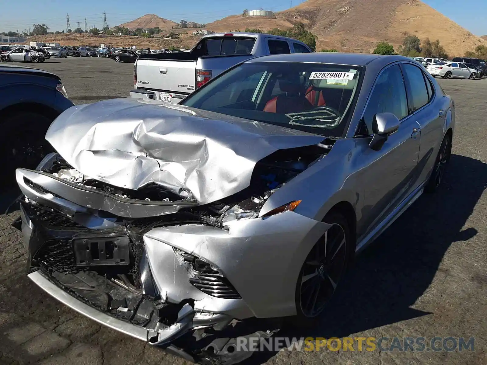 2 Photograph of a damaged car 4T1B61HK3KU798200 TOYOTA CAMRY 2019