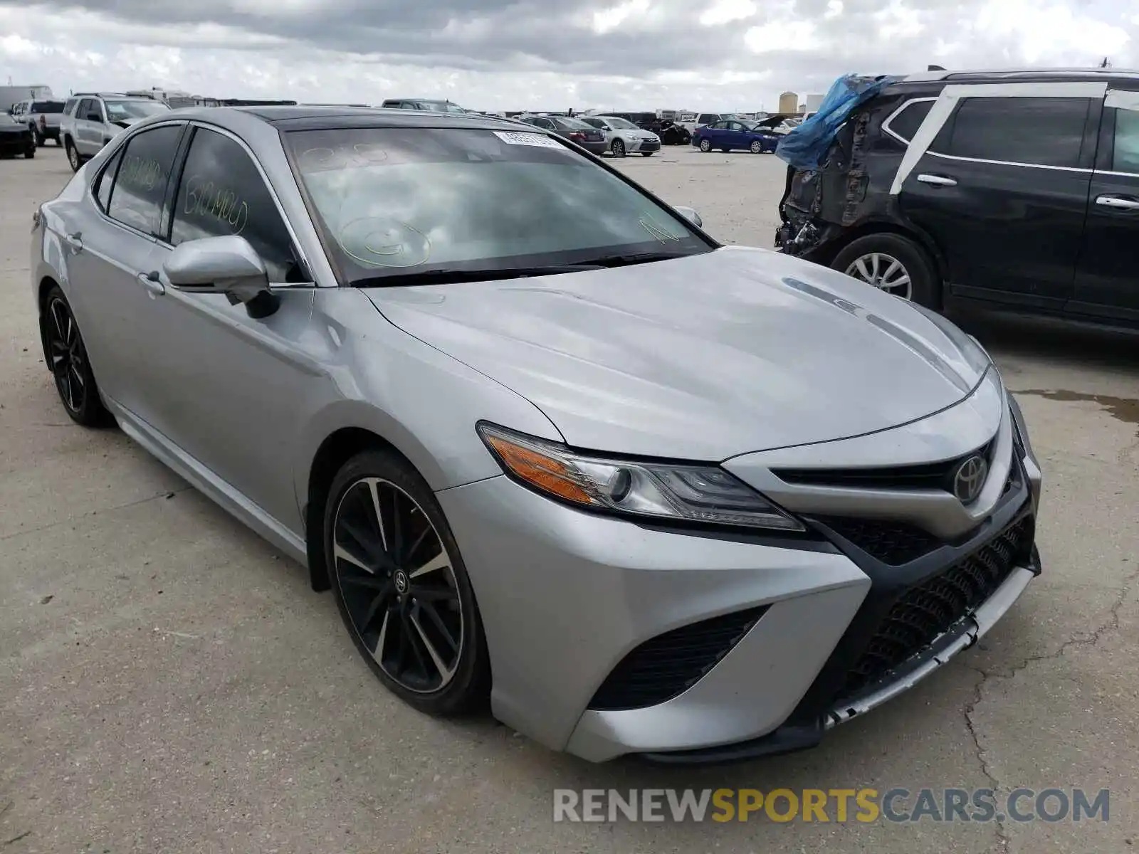 1 Photograph of a damaged car 4T1B61HK3KU804240 TOYOTA CAMRY 2019