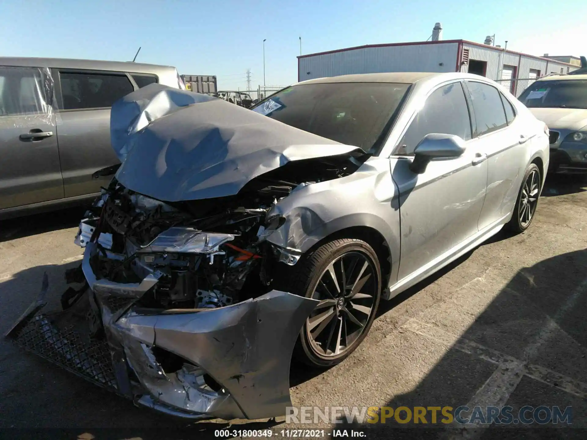 2 Photograph of a damaged car 4T1B61HK3KU806473 TOYOTA CAMRY 2019