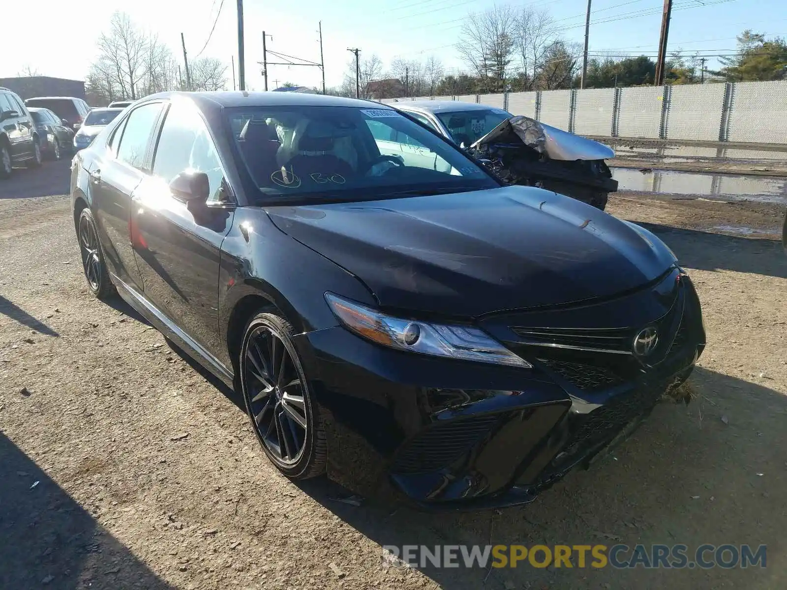 1 Photograph of a damaged car 4T1B61HK3KU820387 TOYOTA CAMRY 2019