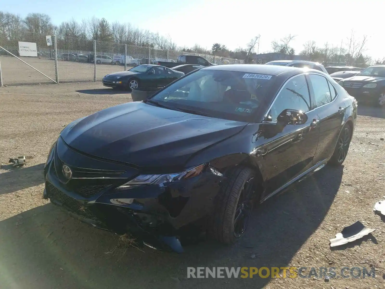 2 Photograph of a damaged car 4T1B61HK3KU820387 TOYOTA CAMRY 2019