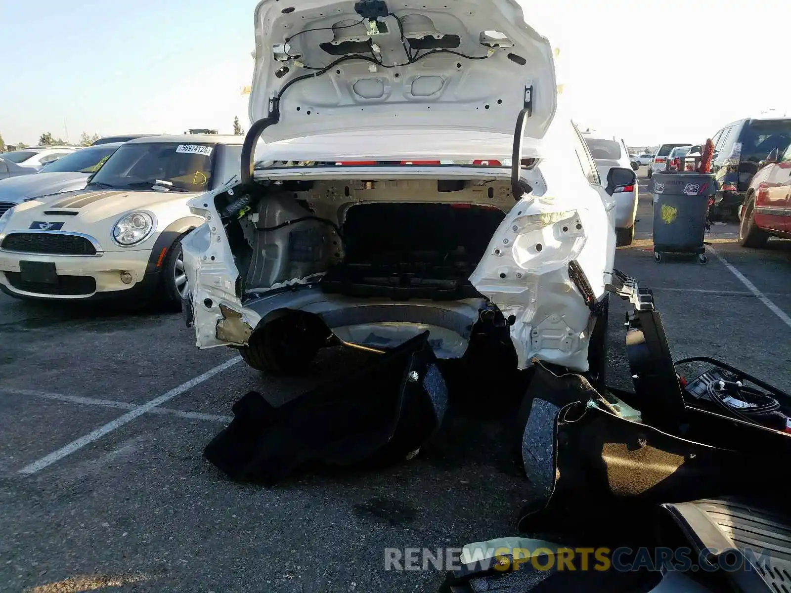 9 Photograph of a damaged car 4T1B61HK3KU829784 TOYOTA CAMRY 2019