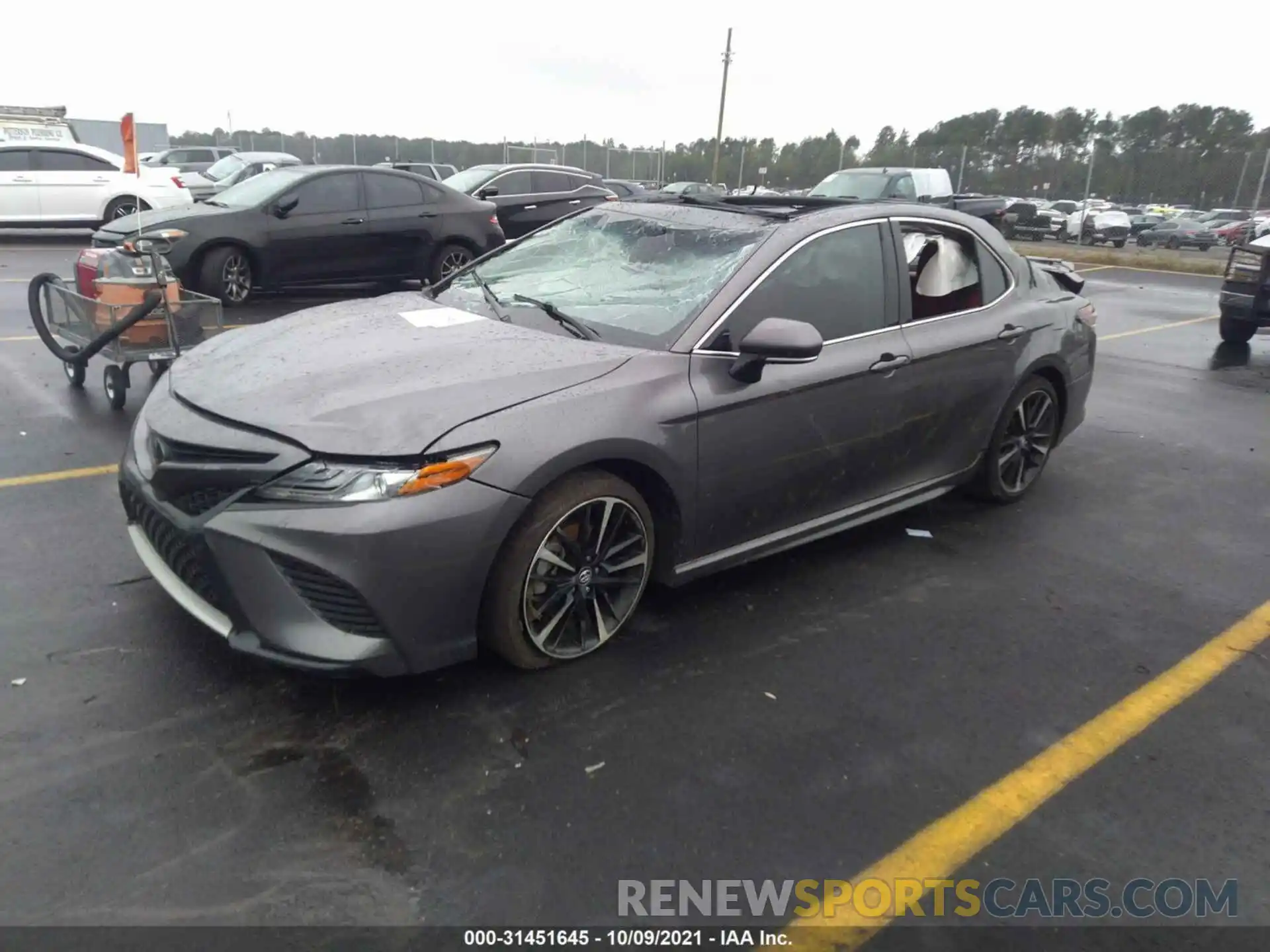 2 Photograph of a damaged car 4T1B61HK3KU838887 TOYOTA CAMRY 2019