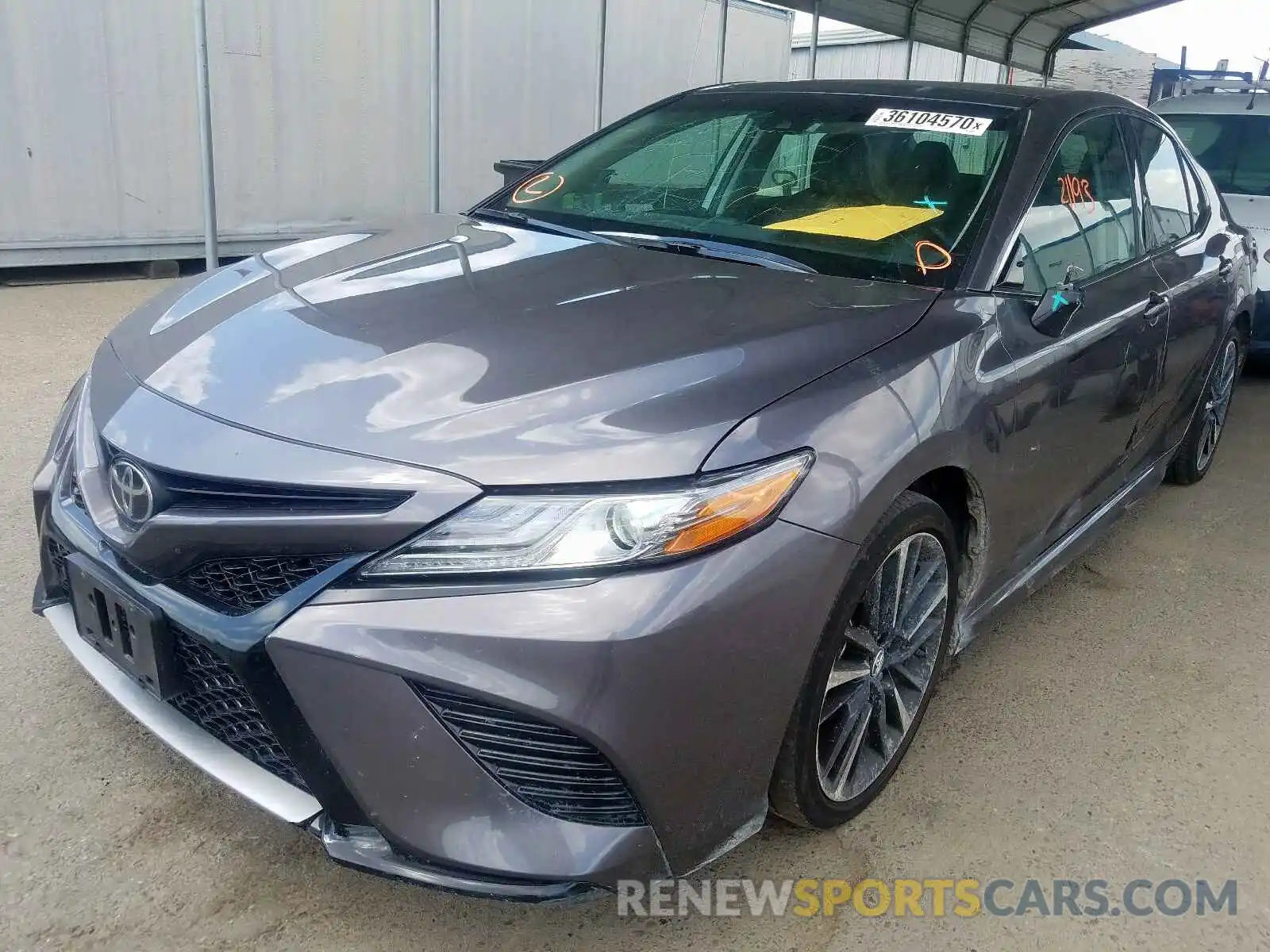 2 Photograph of a damaged car 4T1B61HK3KU843555 TOYOTA CAMRY 2019