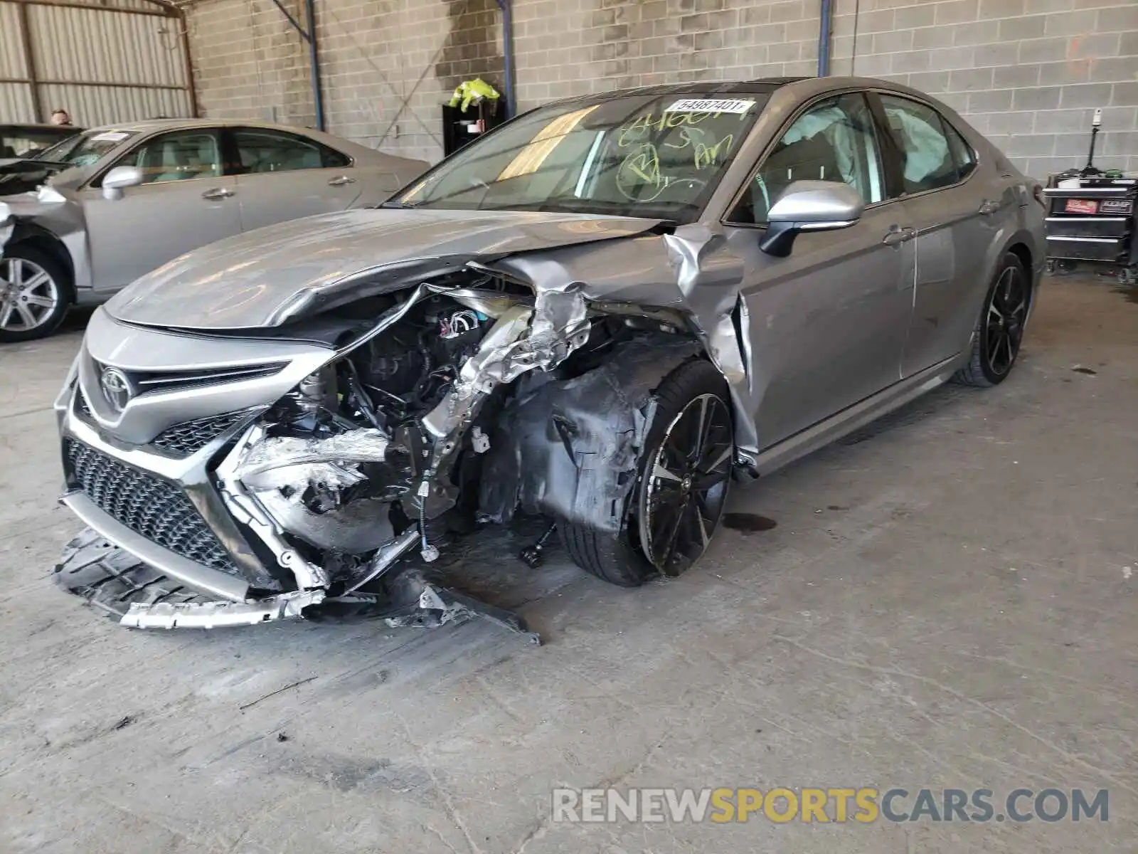 2 Photograph of a damaged car 4T1B61HK3KU846679 TOYOTA CAMRY 2019