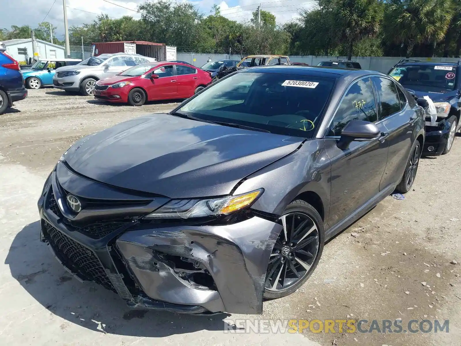 2 Photograph of a damaged car 4T1B61HK3KU848576 TOYOTA CAMRY 2019