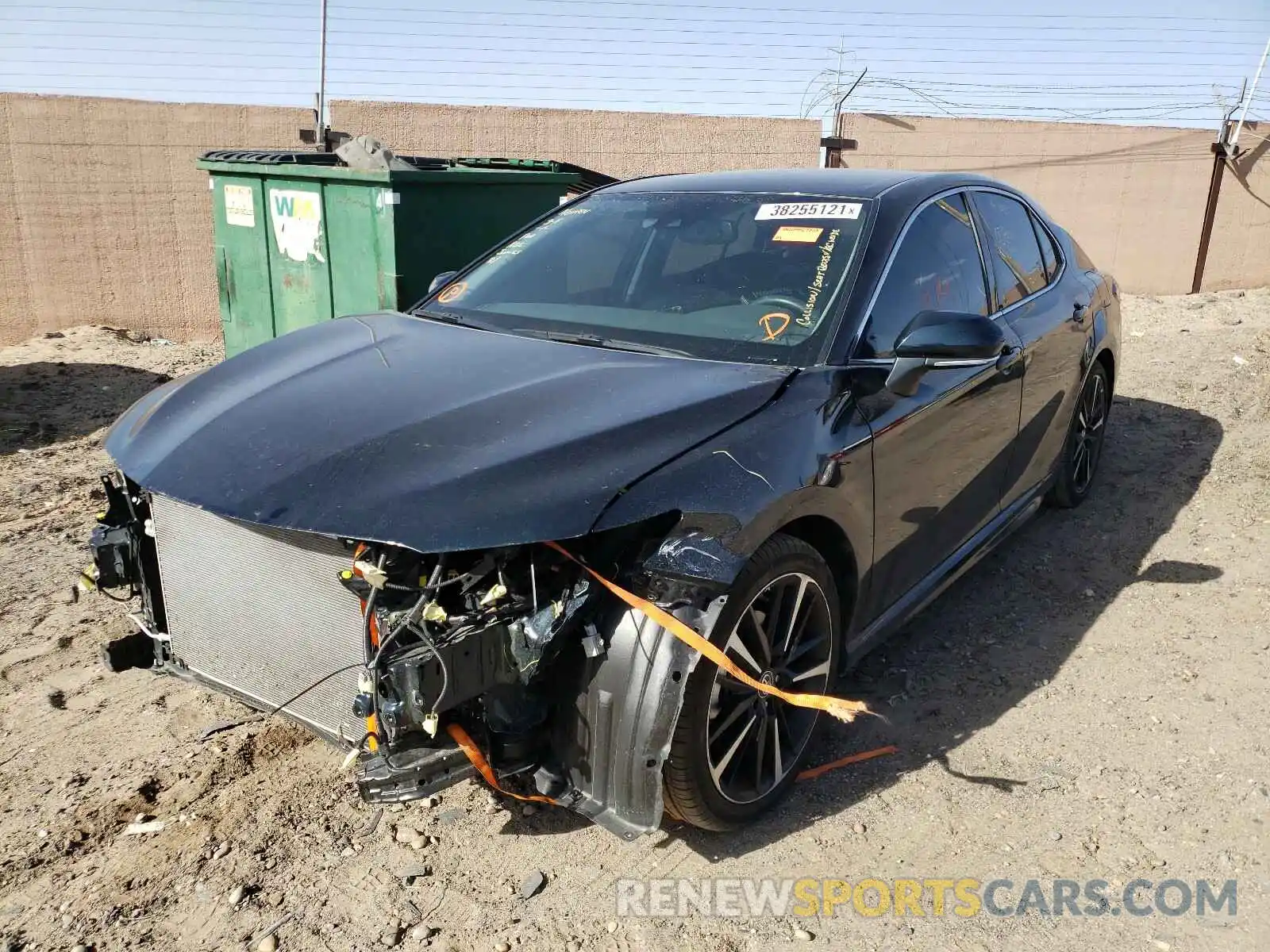 2 Photograph of a damaged car 4T1B61HK3KU849985 TOYOTA CAMRY 2019