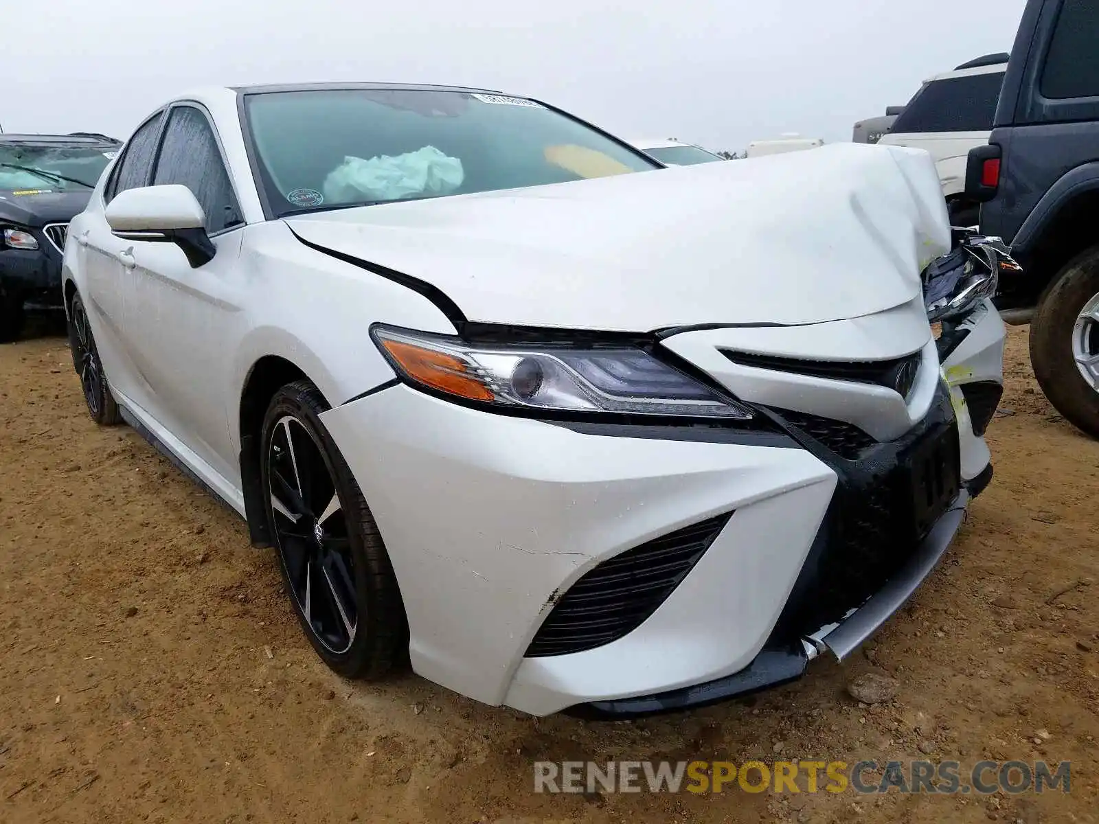 1 Photograph of a damaged car 4T1B61HK3KU855849 TOYOTA CAMRY 2019