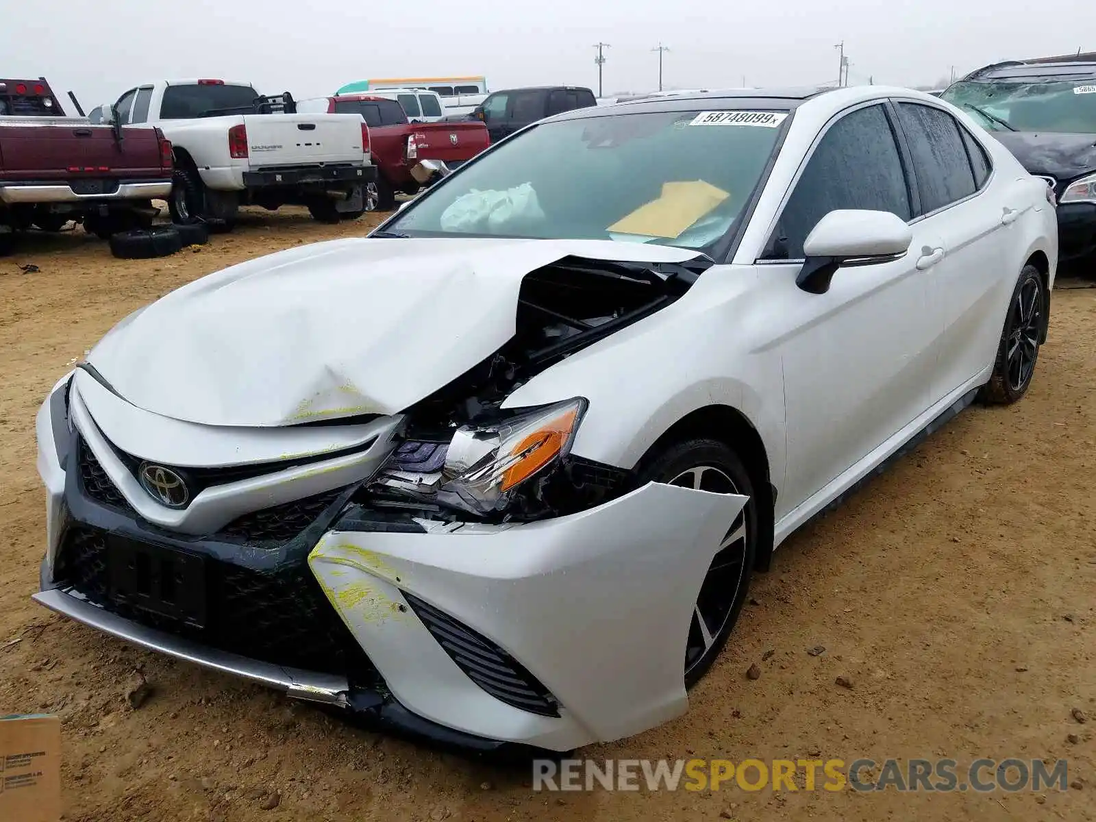 2 Photograph of a damaged car 4T1B61HK3KU855849 TOYOTA CAMRY 2019