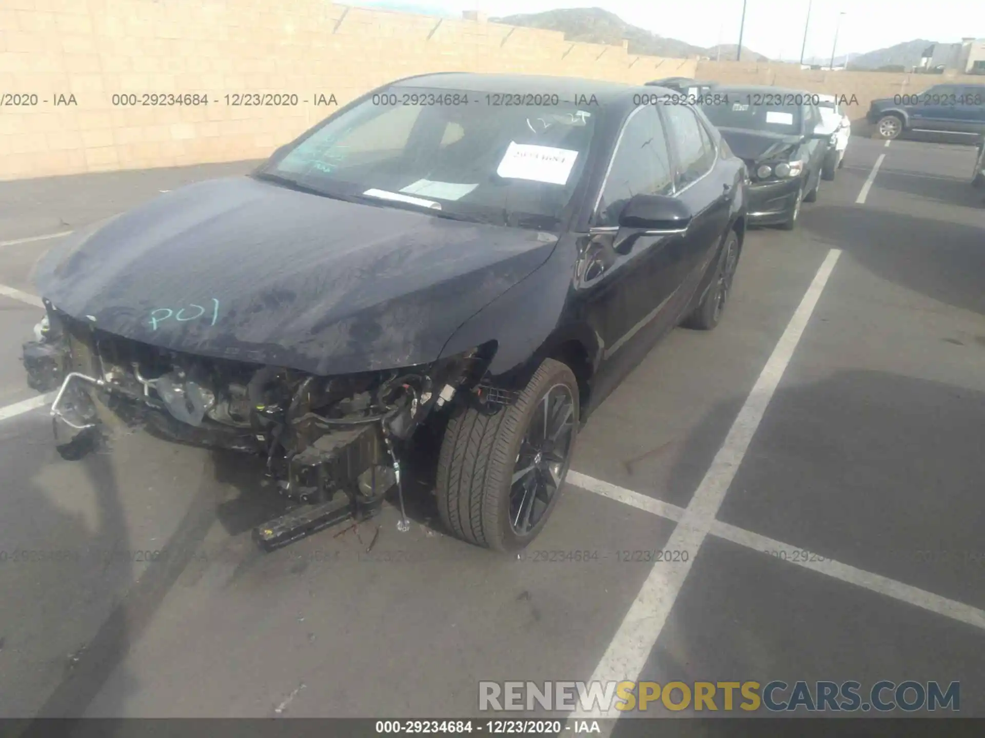 2 Photograph of a damaged car 4T1B61HK3KU855995 TOYOTA CAMRY 2019