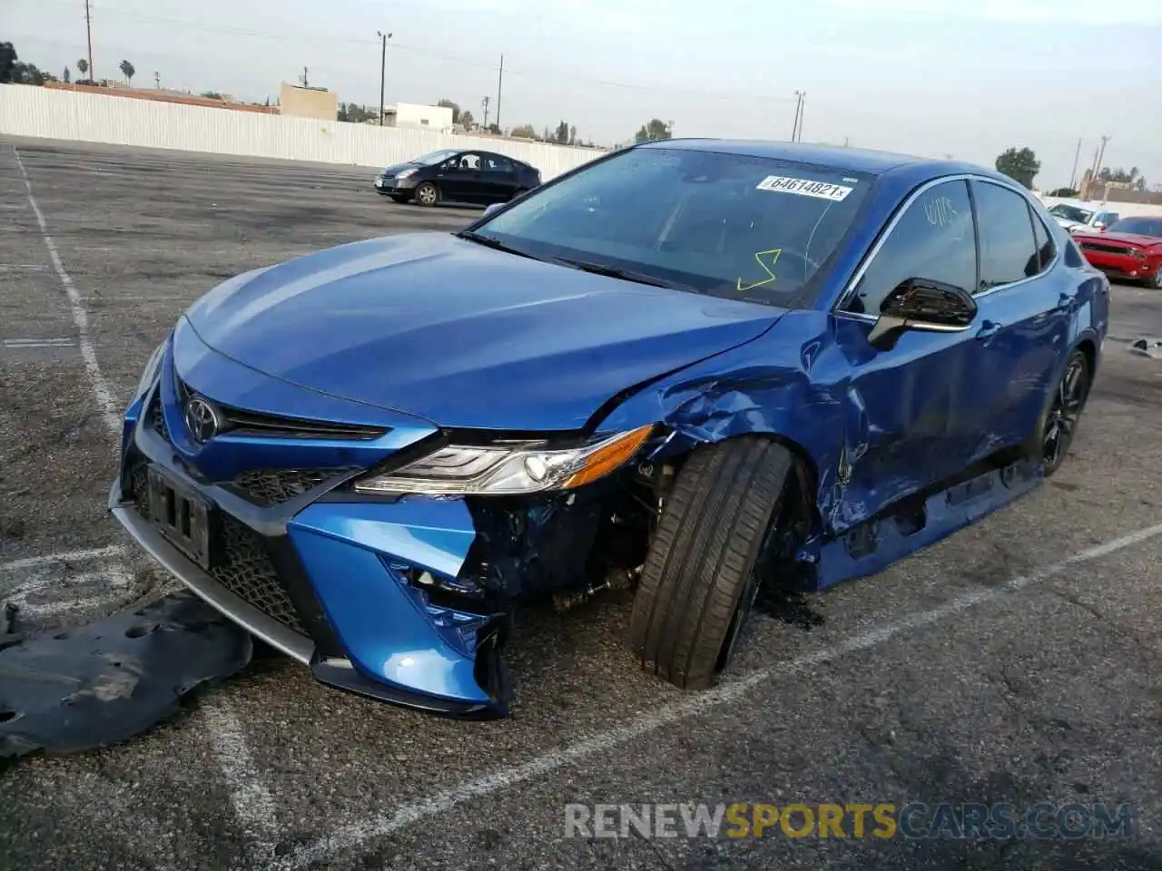 2 Photograph of a damaged car 4T1B61HK4KU204276 TOYOTA CAMRY 2019