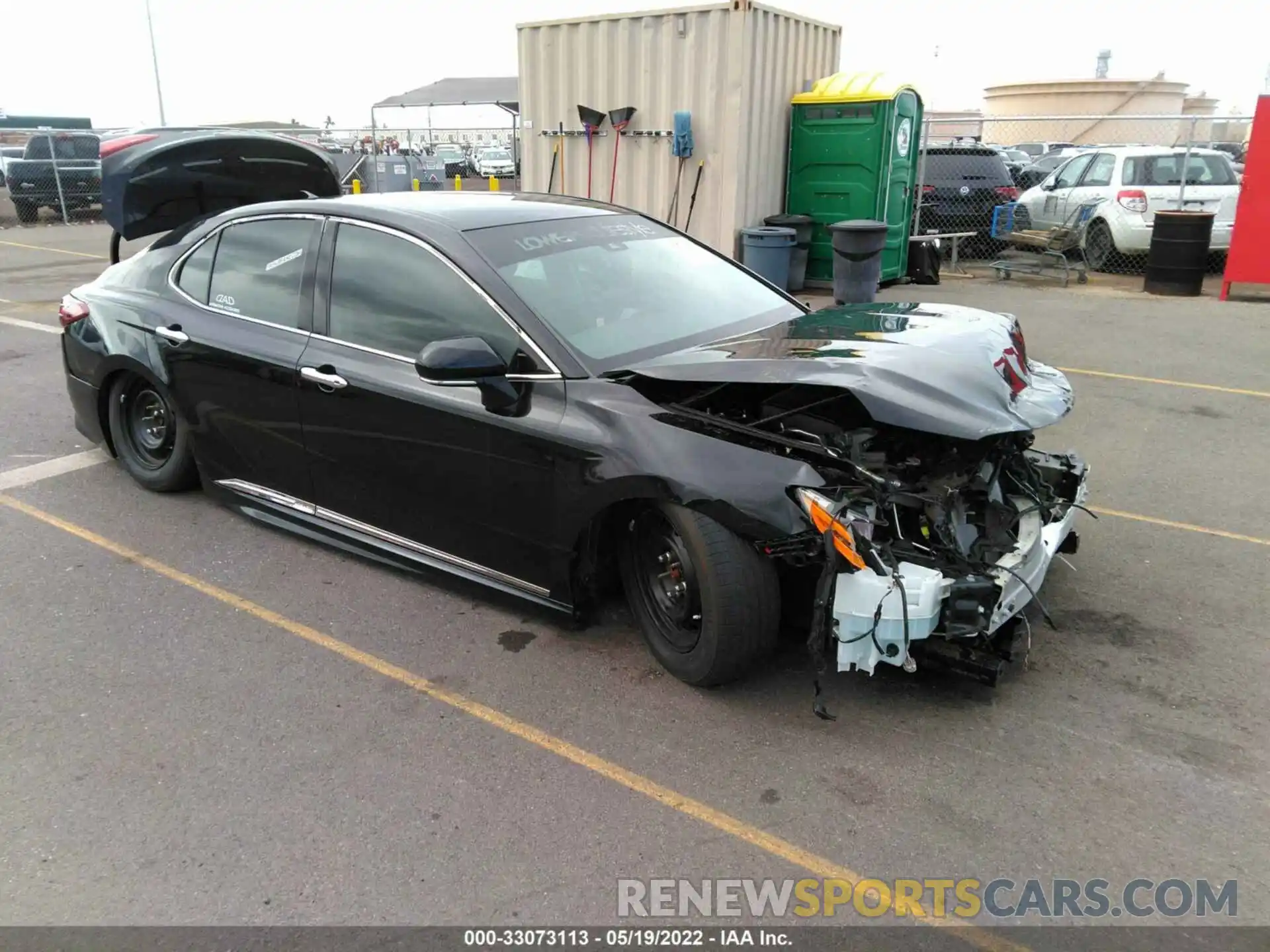 1 Photograph of a damaged car 4T1B61HK4KU205699 TOYOTA CAMRY 2019