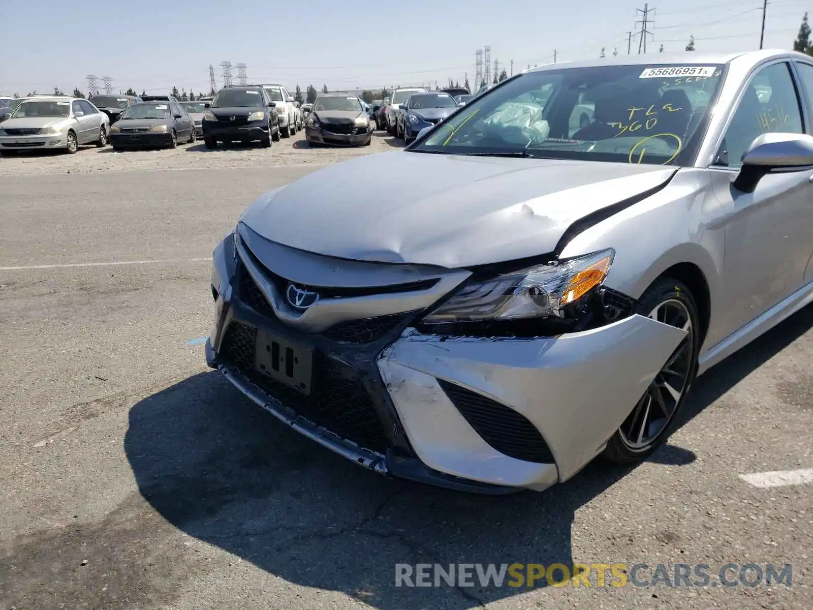 9 Photograph of a damaged car 4T1B61HK4KU206822 TOYOTA CAMRY 2019