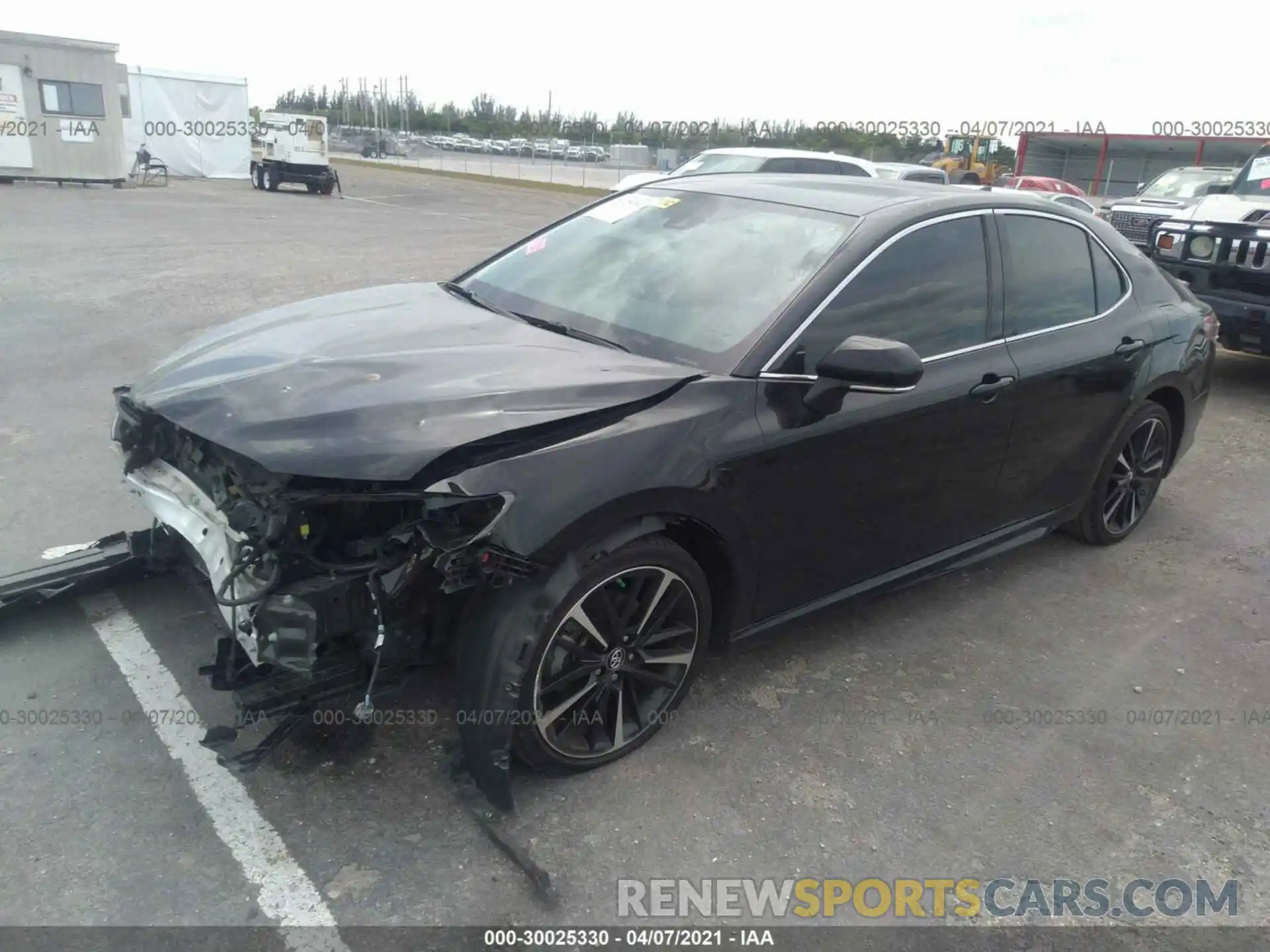 2 Photograph of a damaged car 4T1B61HK4KU217626 TOYOTA CAMRY 2019