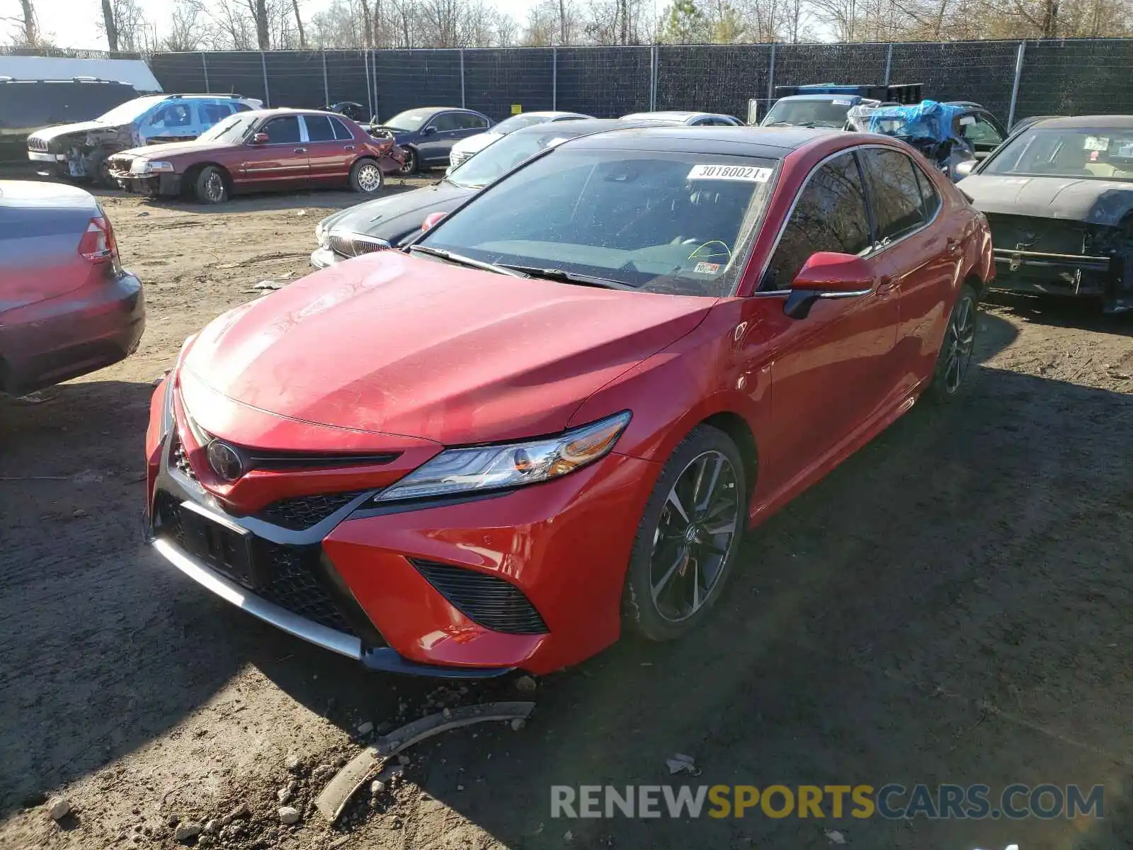 2 Photograph of a damaged car 4T1B61HK4KU287224 TOYOTA CAMRY 2019