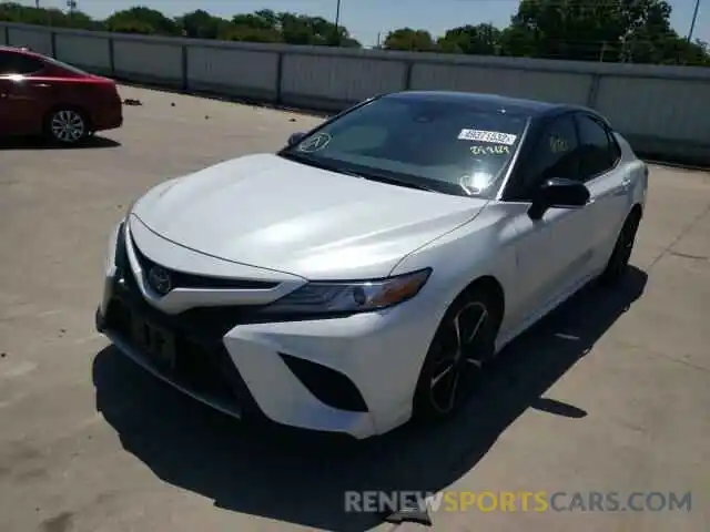 2 Photograph of a damaged car 4T1B61HK4KU299129 TOYOTA CAMRY 2019