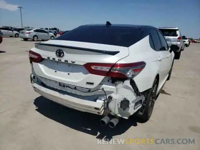 4 Photograph of a damaged car 4T1B61HK4KU299129 TOYOTA CAMRY 2019