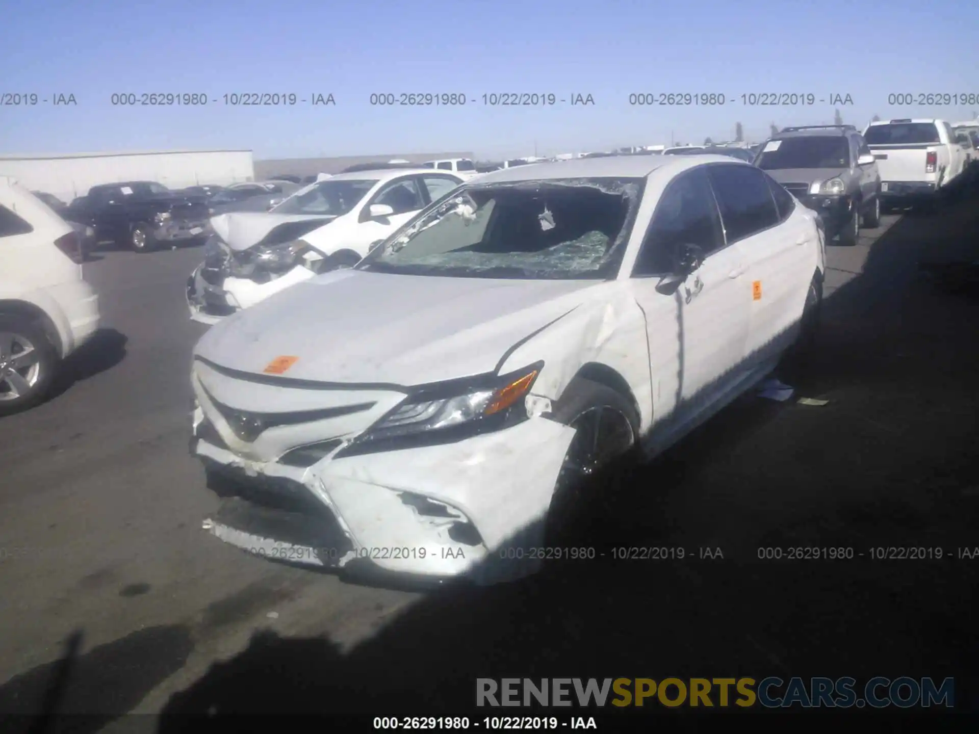 2 Photograph of a damaged car 4T1B61HK4KU715387 TOYOTA CAMRY 2019