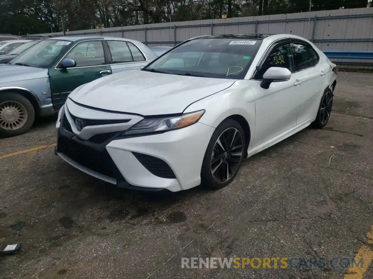 2 Photograph of a damaged car 4T1B61HK4KU746414 TOYOTA CAMRY 2019