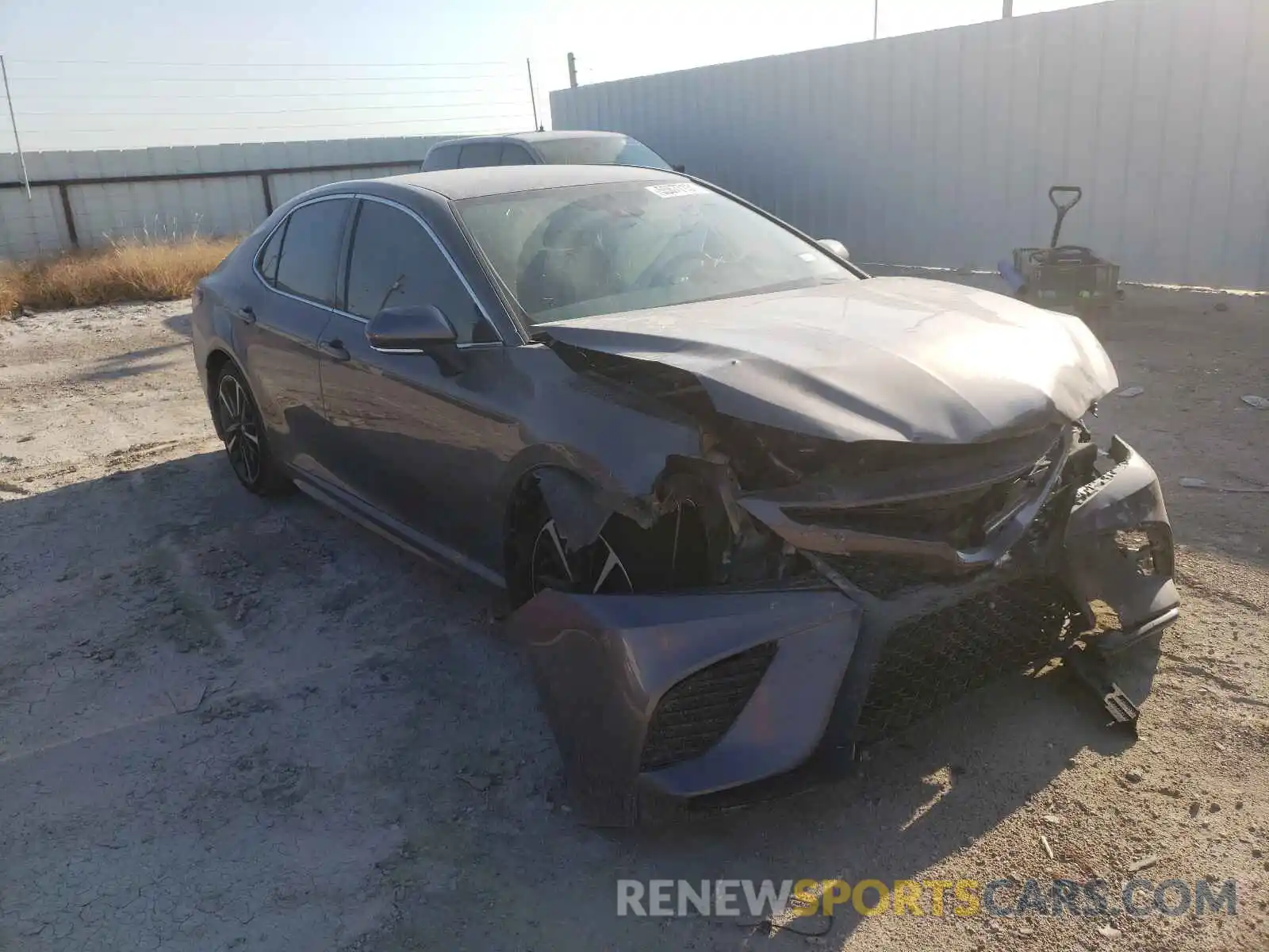 1 Photograph of a damaged car 4T1B61HK4KU764556 TOYOTA CAMRY 2019