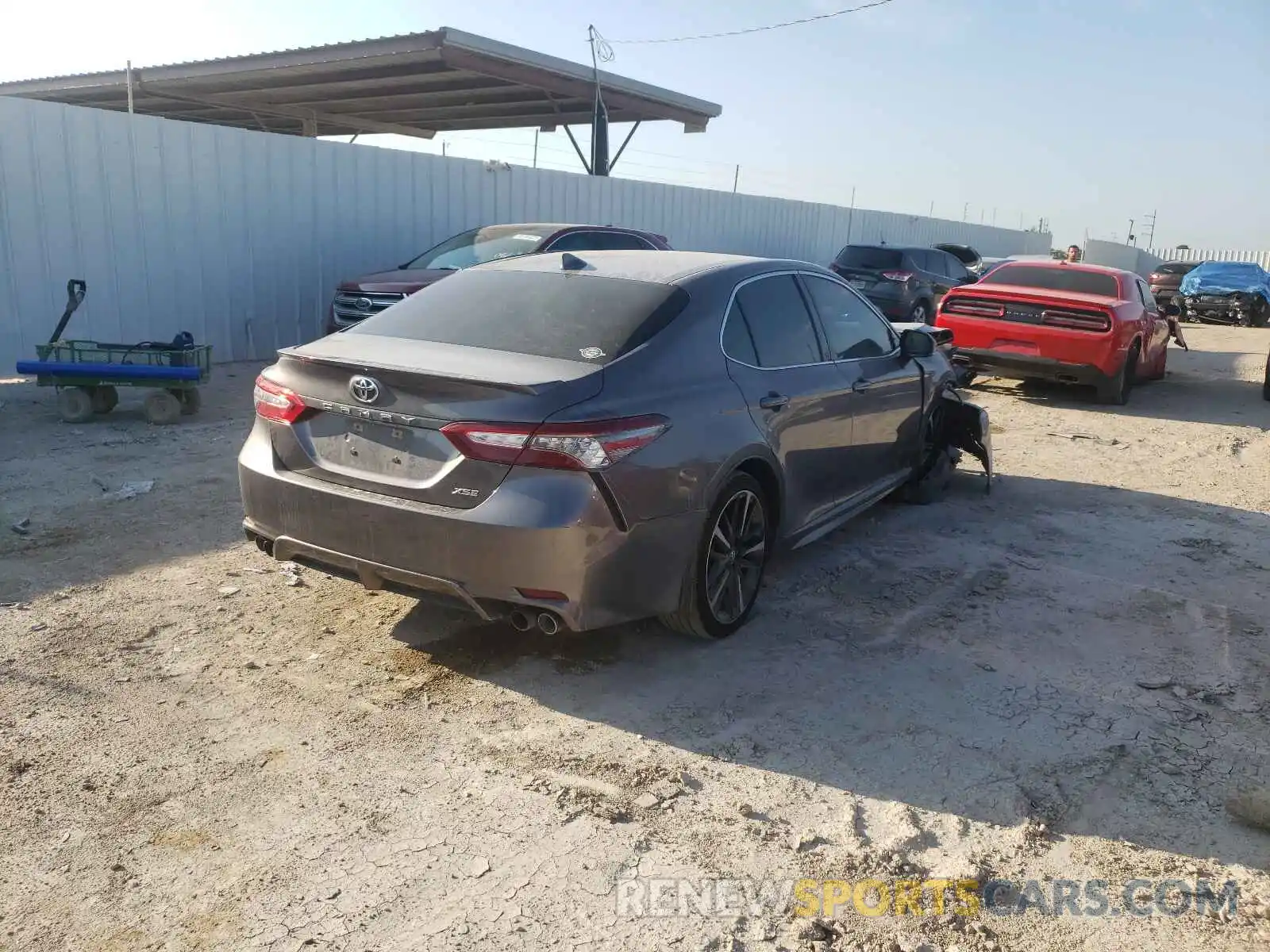 4 Photograph of a damaged car 4T1B61HK4KU764556 TOYOTA CAMRY 2019