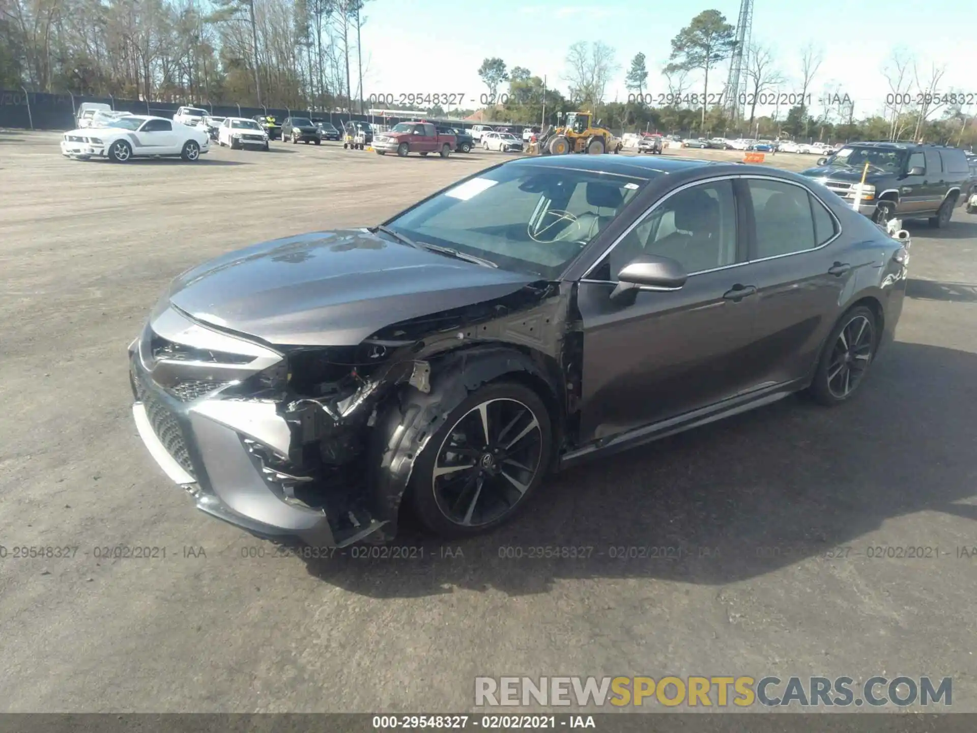 2 Photograph of a damaged car 4T1B61HK4KU774908 TOYOTA CAMRY 2019