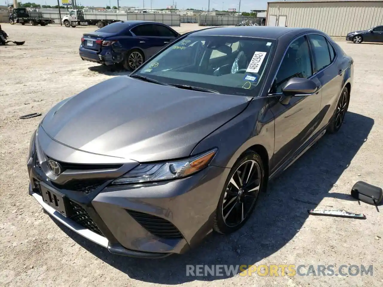 2 Photograph of a damaged car 4T1B61HK4KU789148 TOYOTA CAMRY 2019