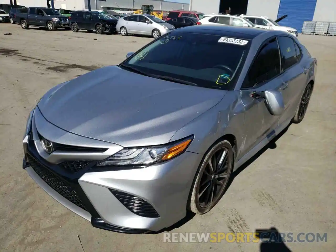 2 Photograph of a damaged car 4T1B61HK4KU791854 TOYOTA CAMRY 2019