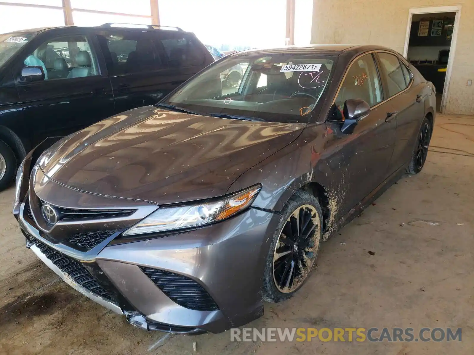 2 Photograph of a damaged car 4T1B61HK4KU829258 TOYOTA CAMRY 2019