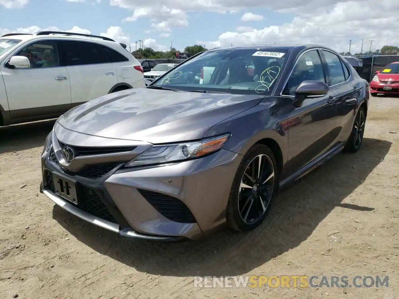 2 Photograph of a damaged car 4T1B61HK4KU838302 TOYOTA CAMRY 2019