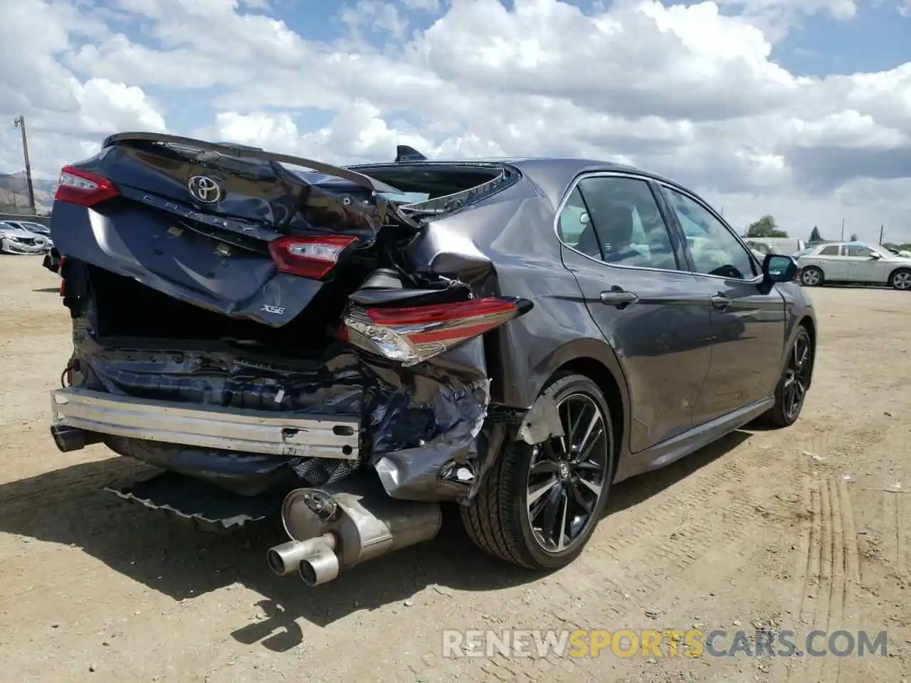 4 Photograph of a damaged car 4T1B61HK4KU838302 TOYOTA CAMRY 2019