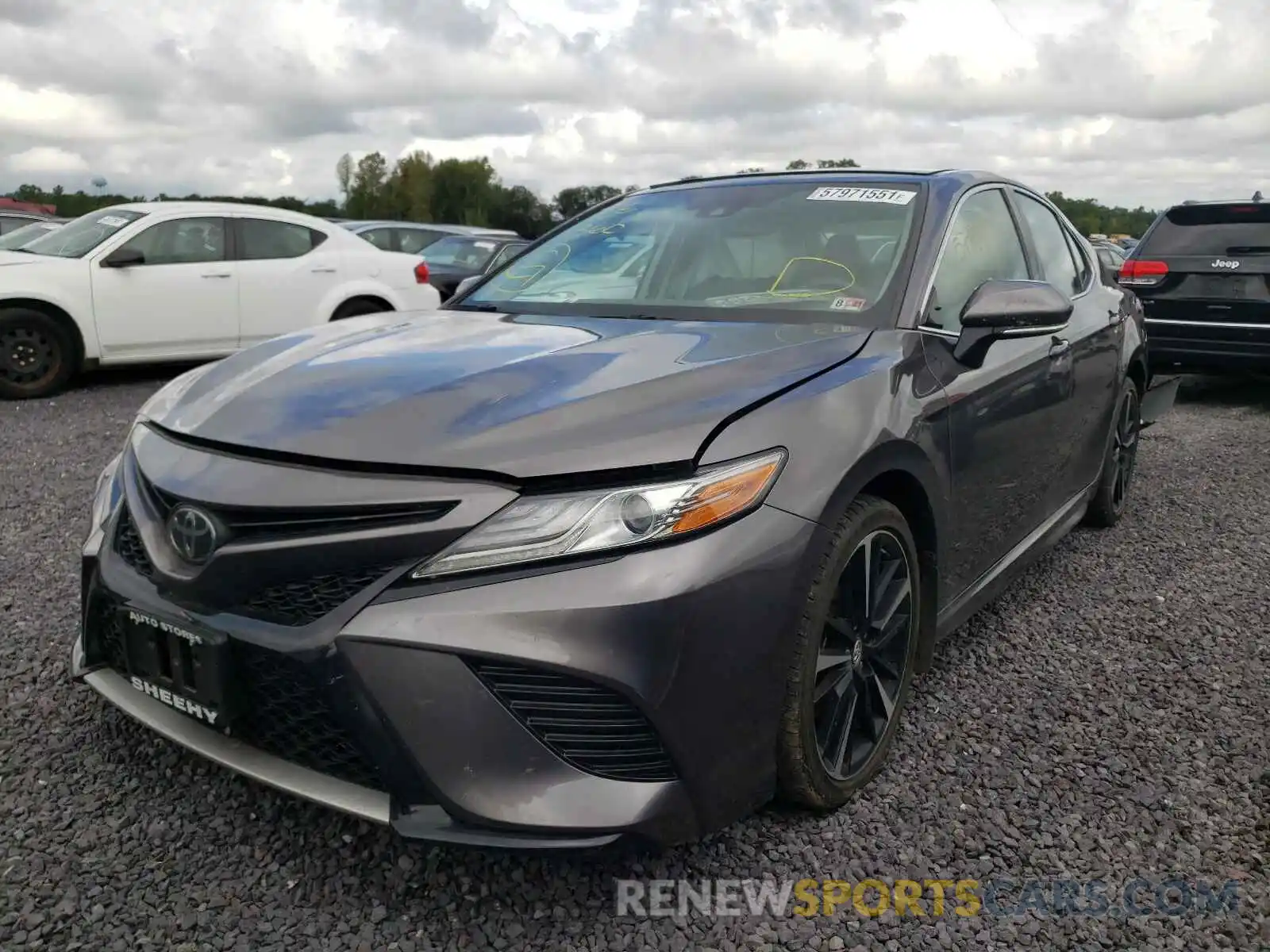 2 Photograph of a damaged car 4T1B61HK4KU839322 TOYOTA CAMRY 2019