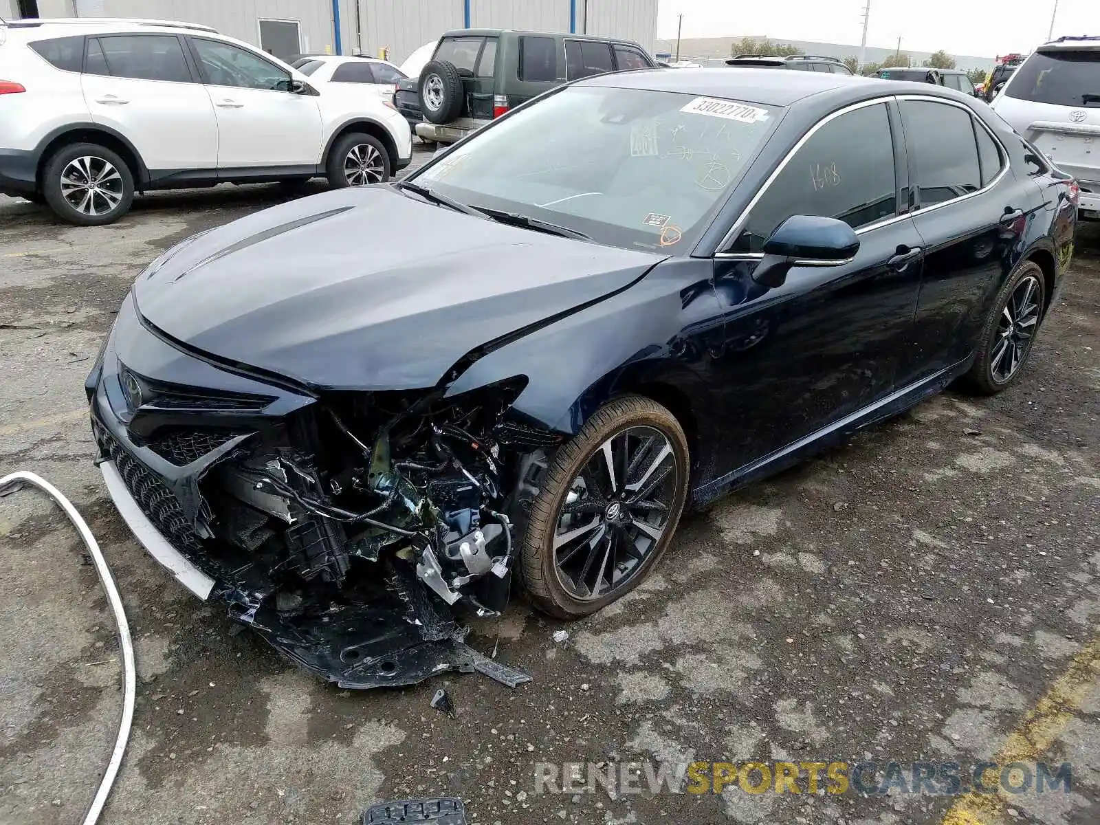 2 Photograph of a damaged car 4T1B61HK4KU854774 TOYOTA CAMRY 2019