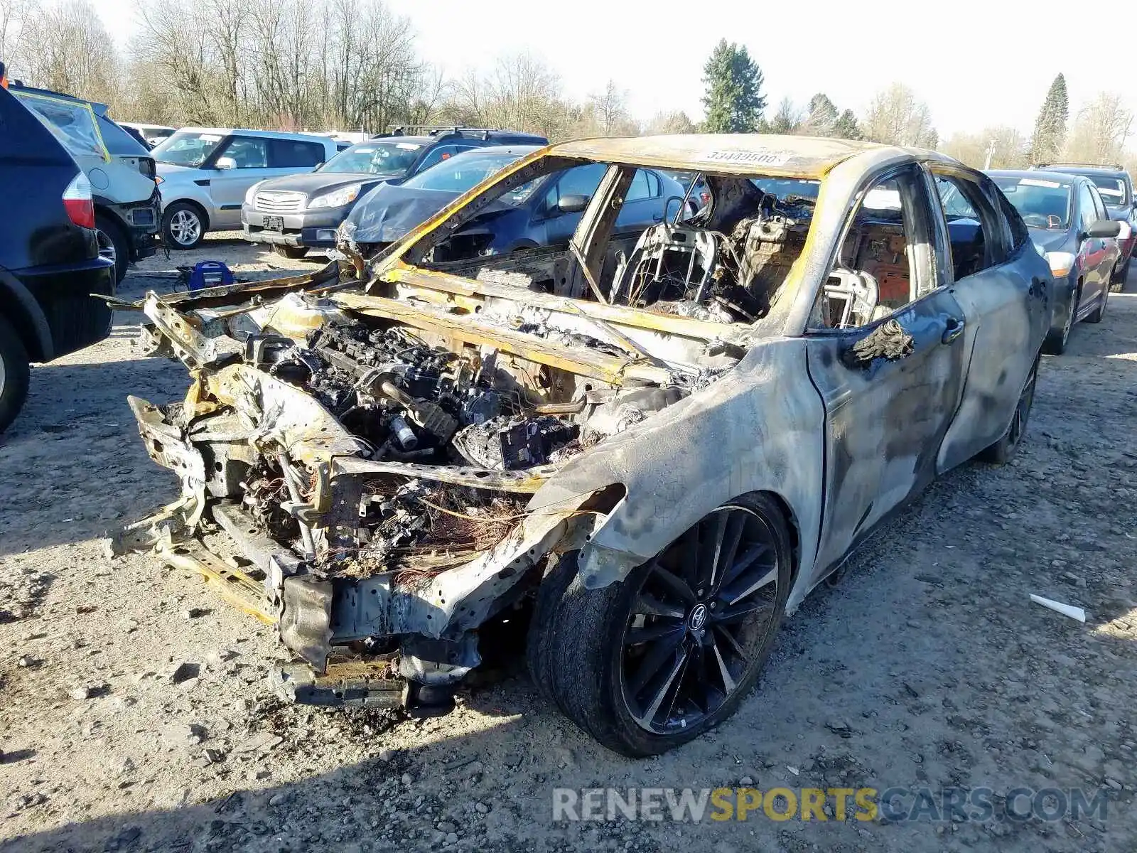 2 Photograph of a damaged car 4T1B61HK5K4793760 TOYOTA CAMRY 2019