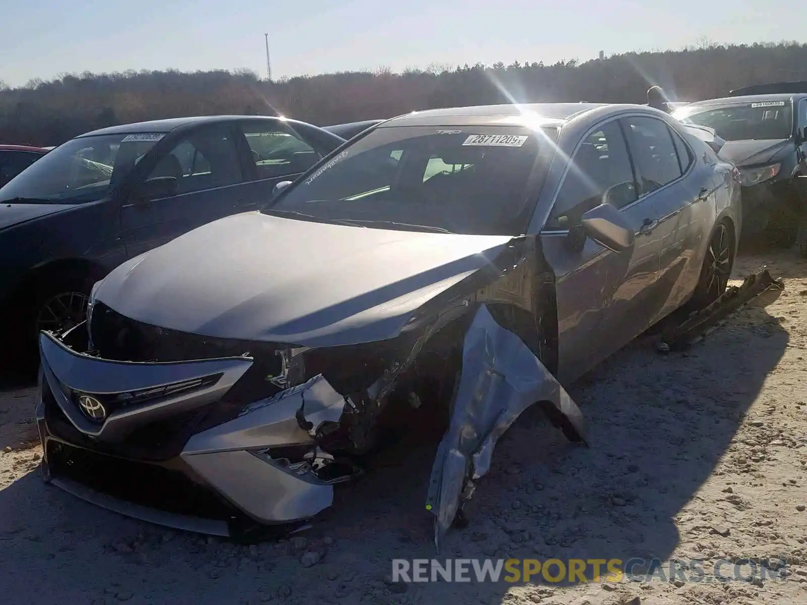 2 Photograph of a damaged car 4T1B61HK5KU166377 TOYOTA CAMRY 2019