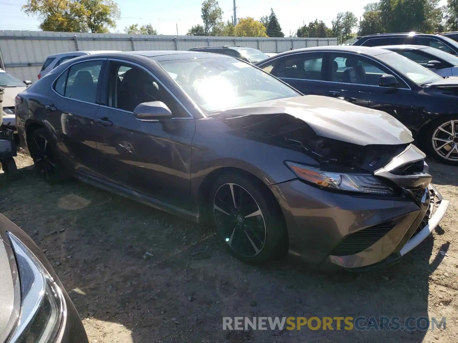 1 Photograph of a damaged car 4T1B61HK5KU177329 TOYOTA CAMRY 2019