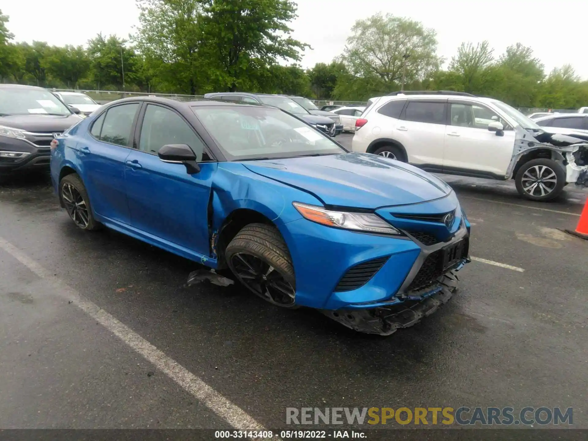 1 Photograph of a damaged car 4T1B61HK5KU181025 TOYOTA CAMRY 2019