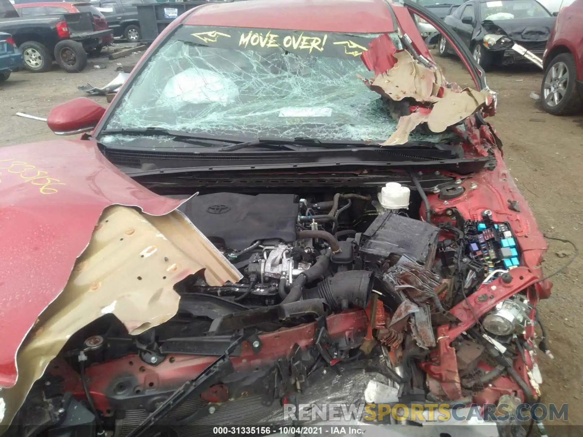 10 Photograph of a damaged car 4T1B61HK5KU185138 TOYOTA CAMRY 2019