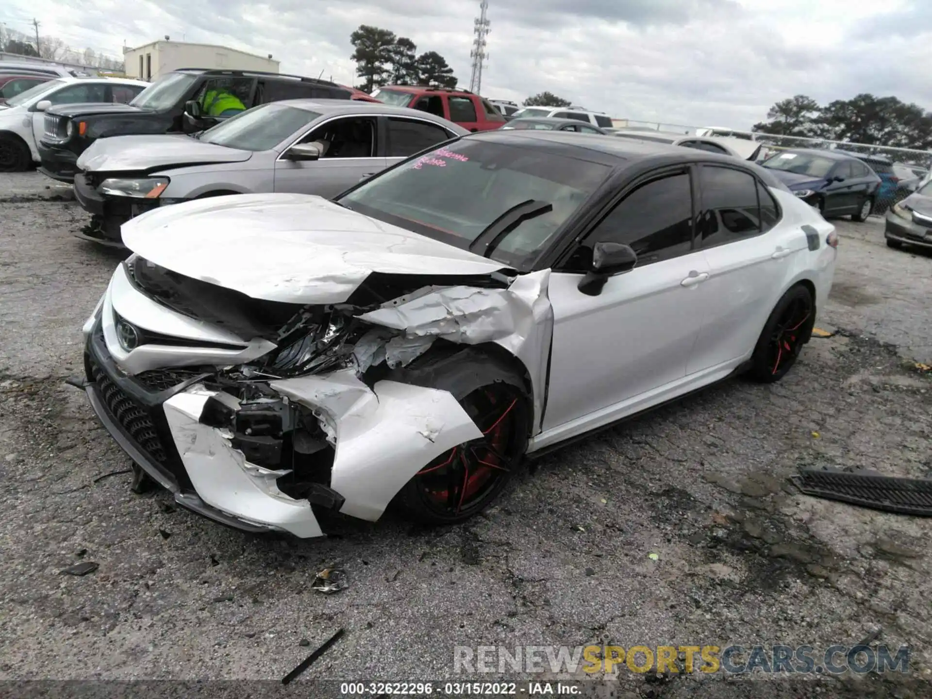 2 Photograph of a damaged car 4T1B61HK5KU193644 TOYOTA CAMRY 2019