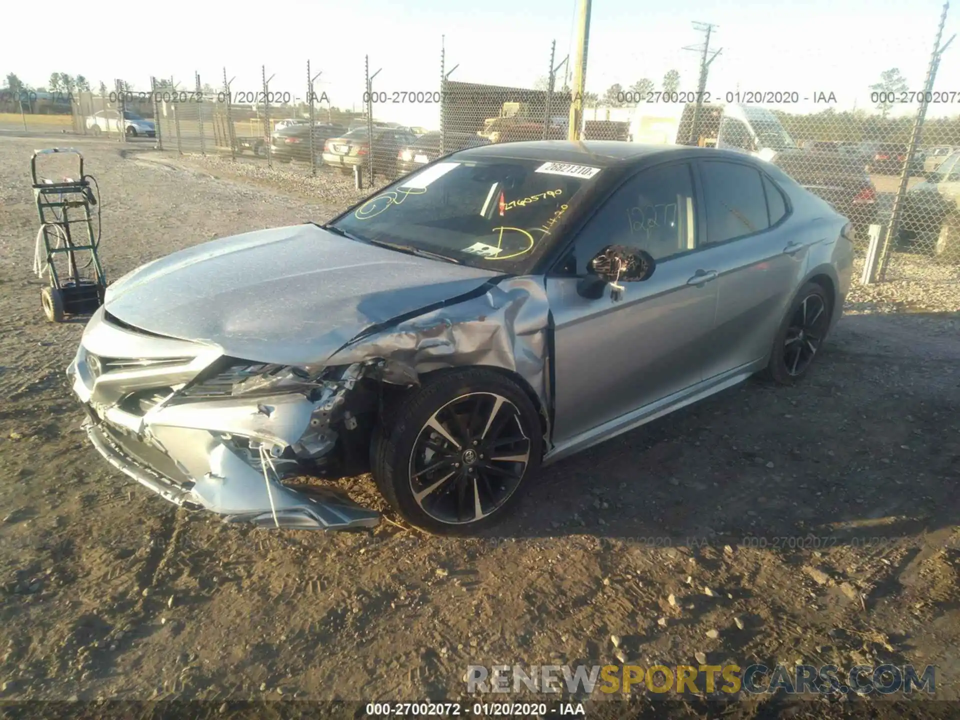 2 Photograph of a damaged car 4T1B61HK5KU209681 TOYOTA CAMRY 2019