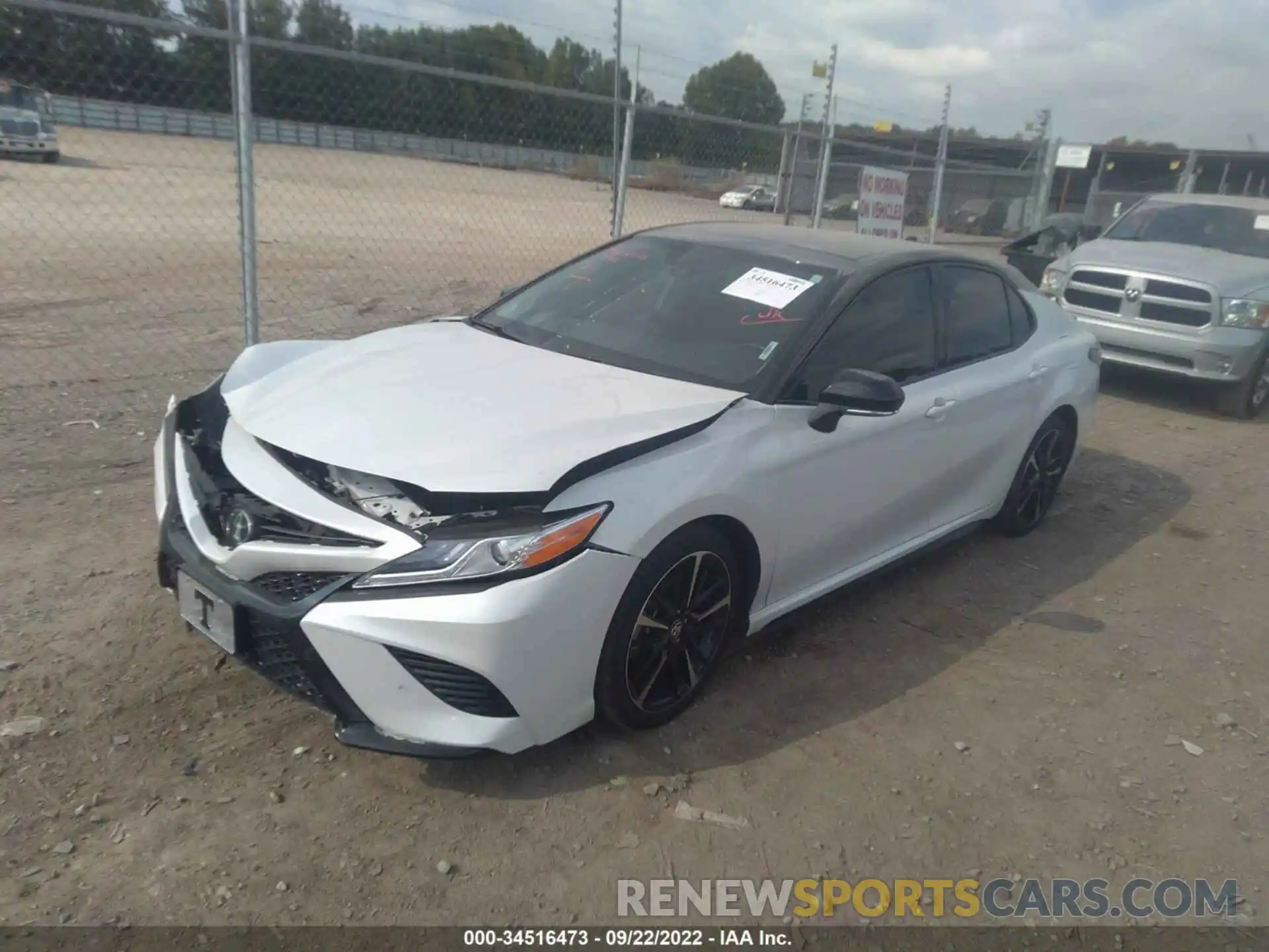 2 Photograph of a damaged car 4T1B61HK5KU214380 TOYOTA CAMRY 2019