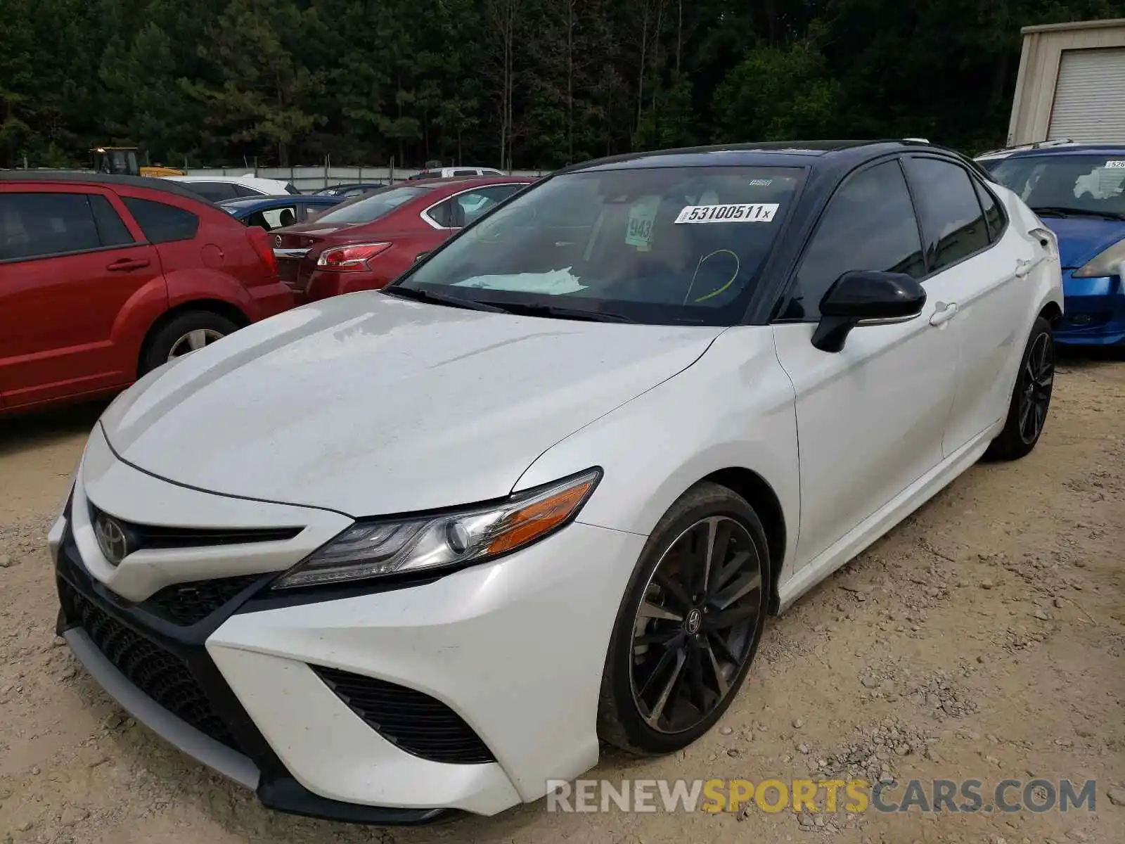 2 Photograph of a damaged car 4T1B61HK5KU223998 TOYOTA CAMRY 2019