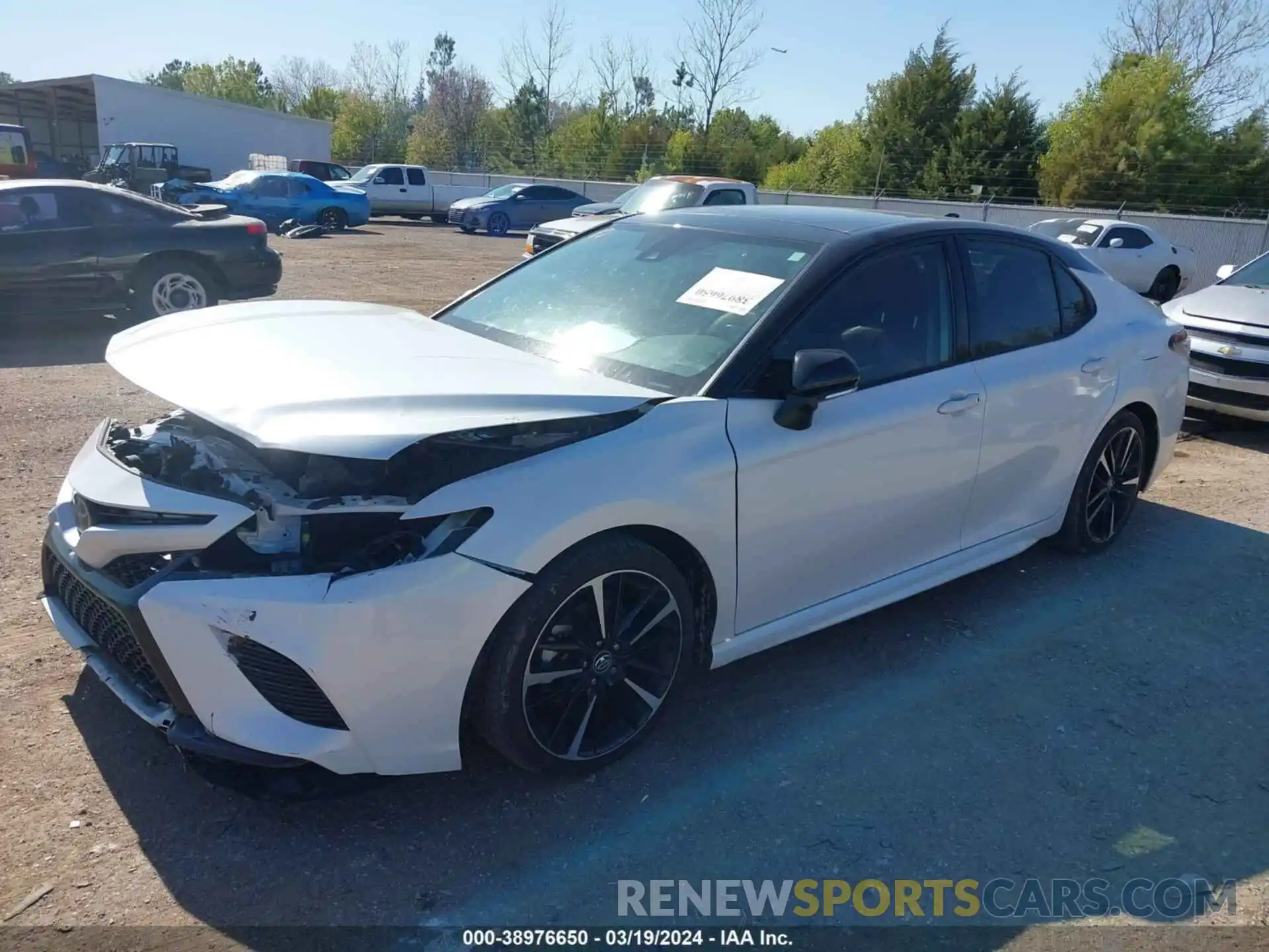 2 Photograph of a damaged car 4T1B61HK5KU238758 TOYOTA CAMRY 2019