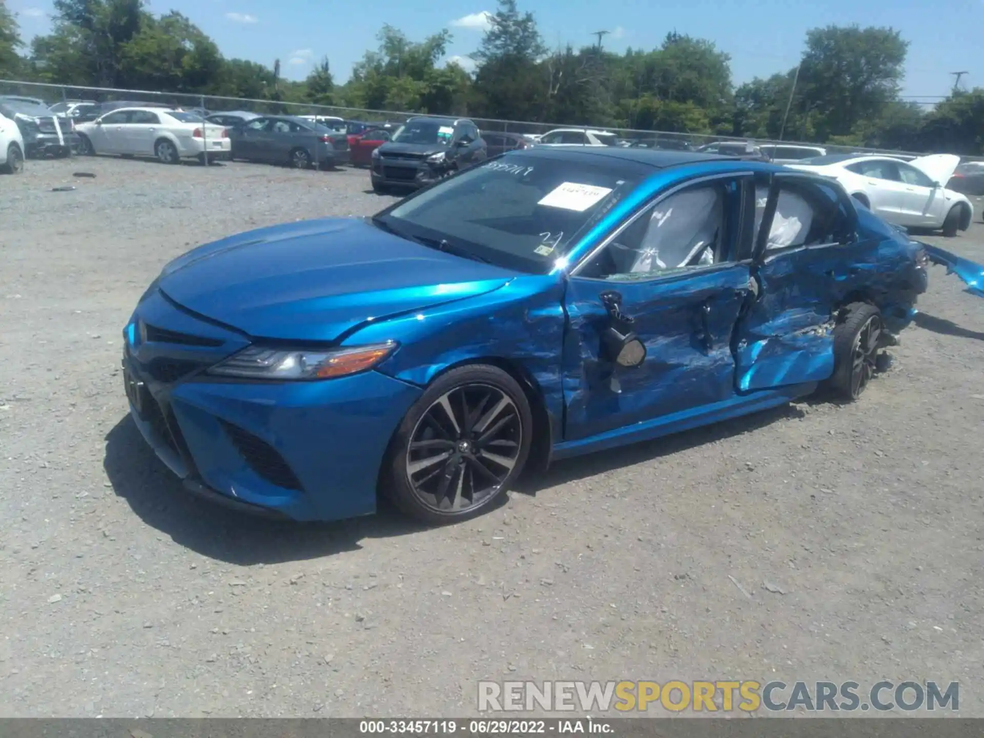 2 Photograph of a damaged car 4T1B61HK5KU242583 TOYOTA CAMRY 2019