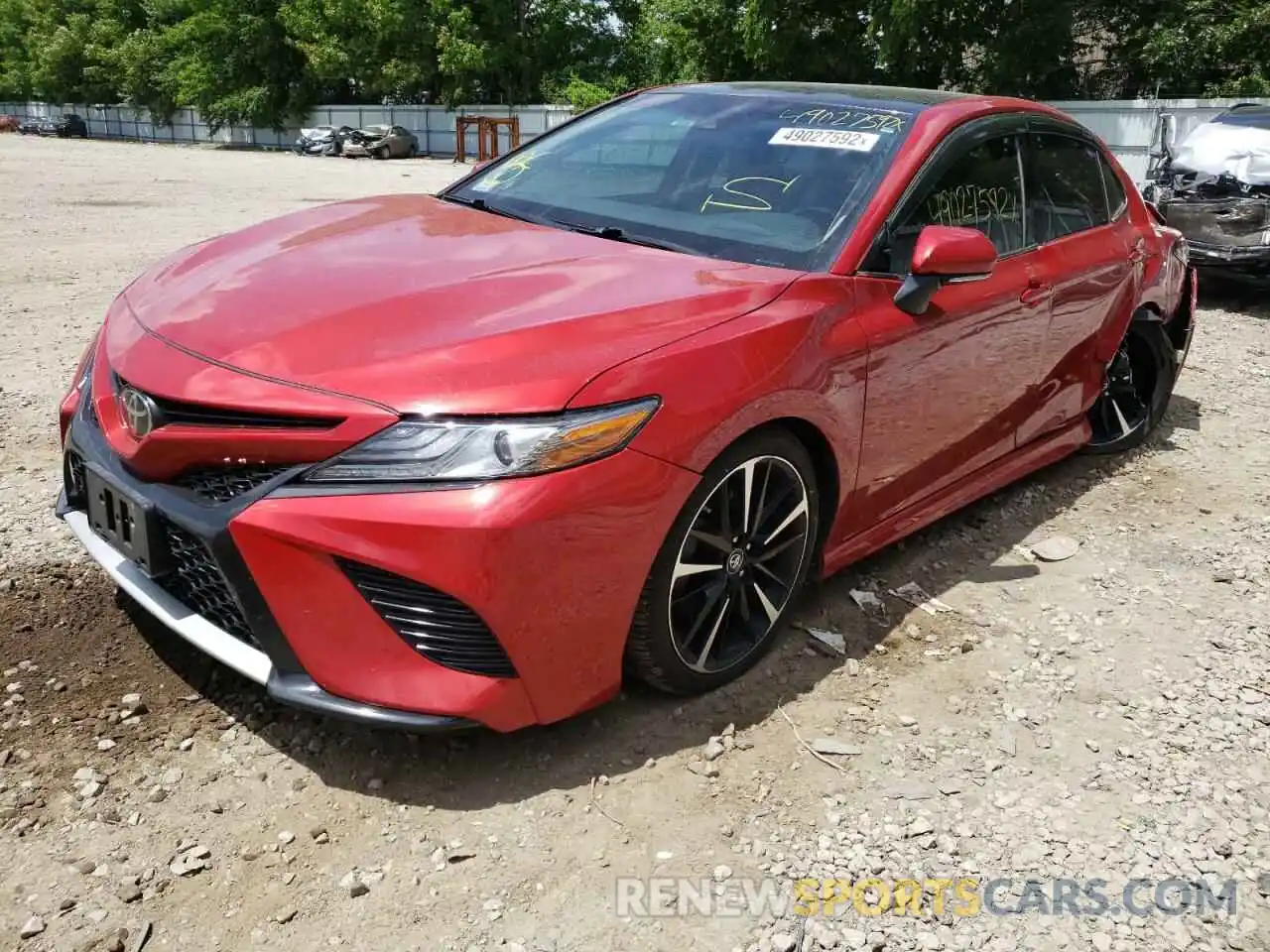 2 Photograph of a damaged car 4T1B61HK5KU261909 TOYOTA CAMRY 2019